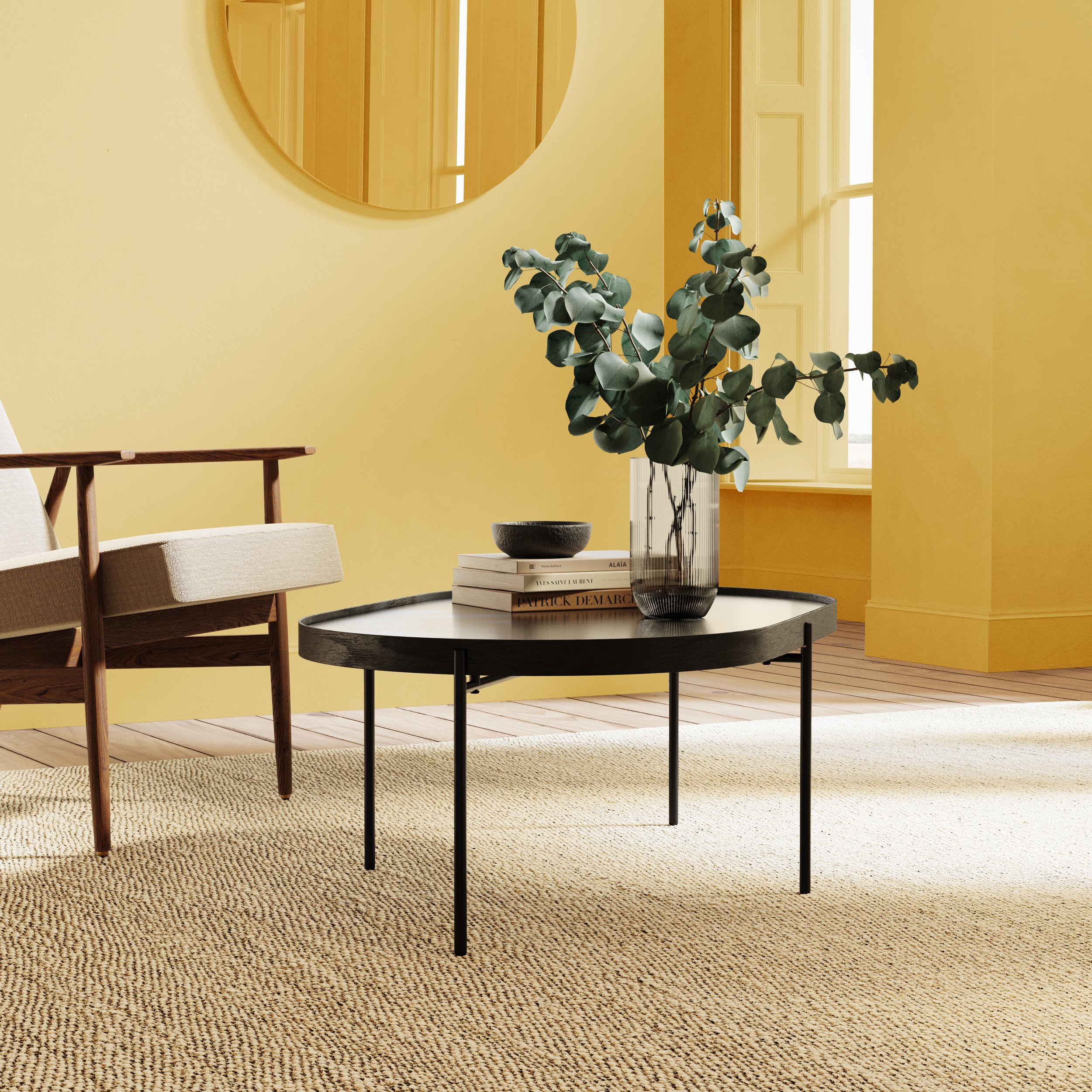 Colombian Blonde by The Pickleson Paint Co. A sunshine yellow for vibrant interiors.