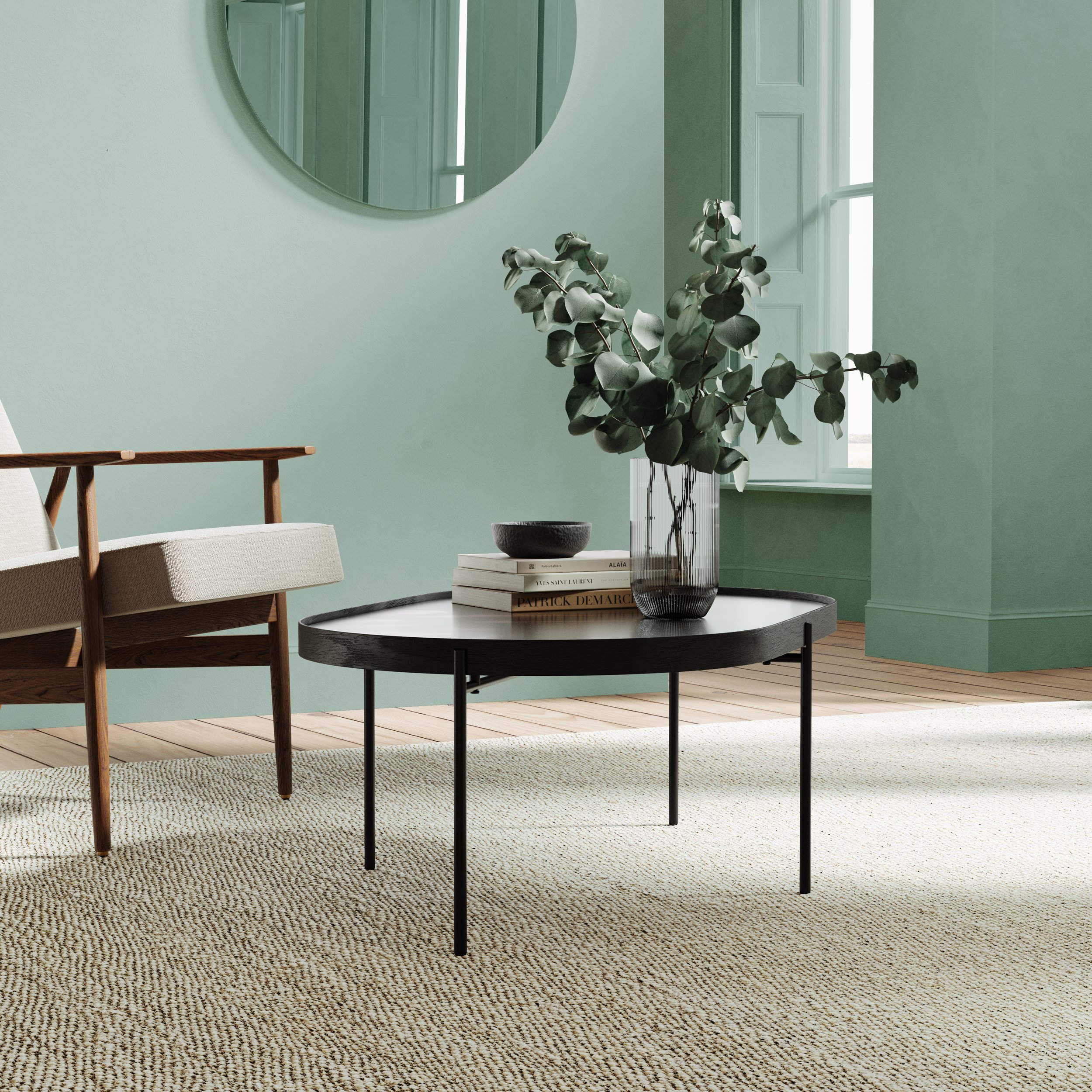 Tequila Green by The Pickleson Paint Co. A vibrant light green, with a blue undertone.
