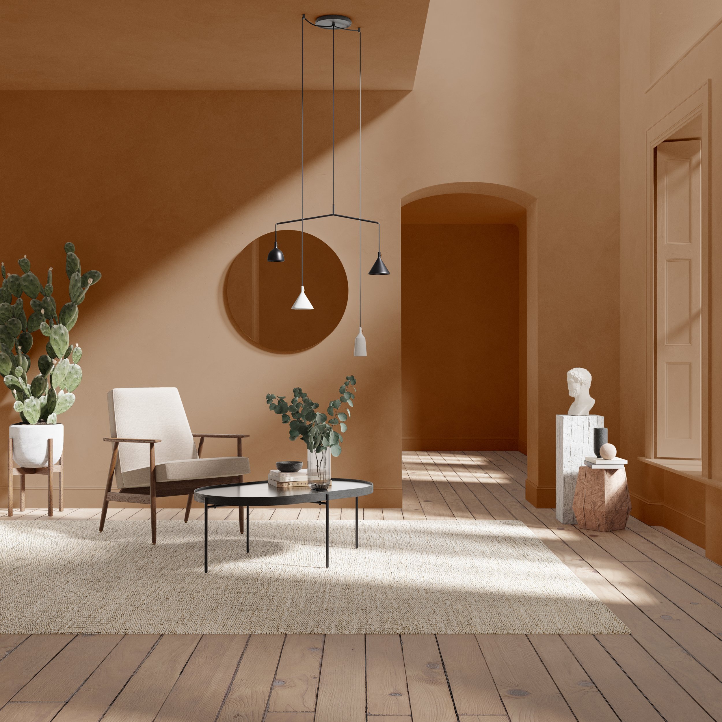 Edinburgh Toffee by The Pickleson Paint Co. A warm caramel-brown with inviting charm.