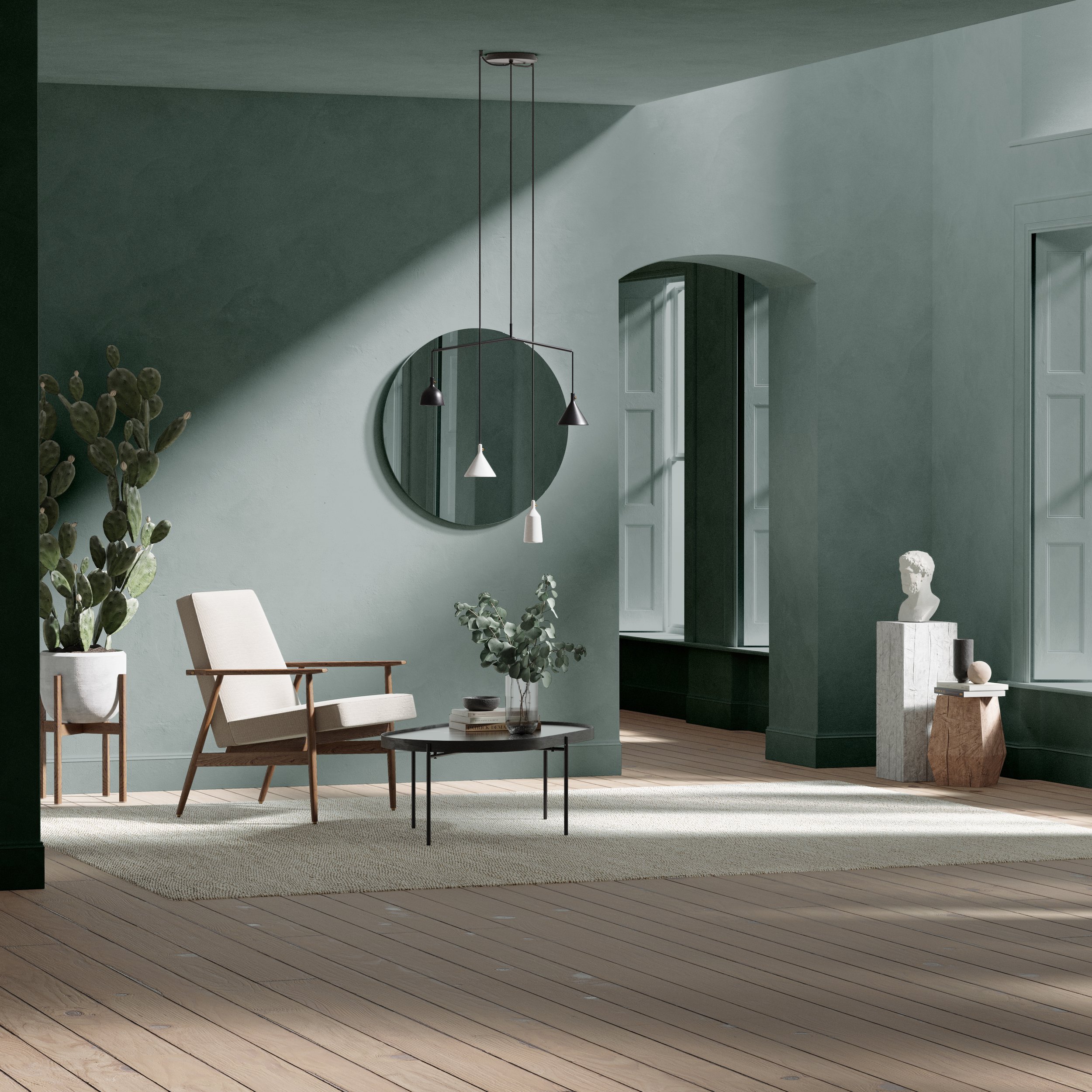 Europa Green by The Pickleson Paint Co. A rich, versatile and sophisticated deep green.