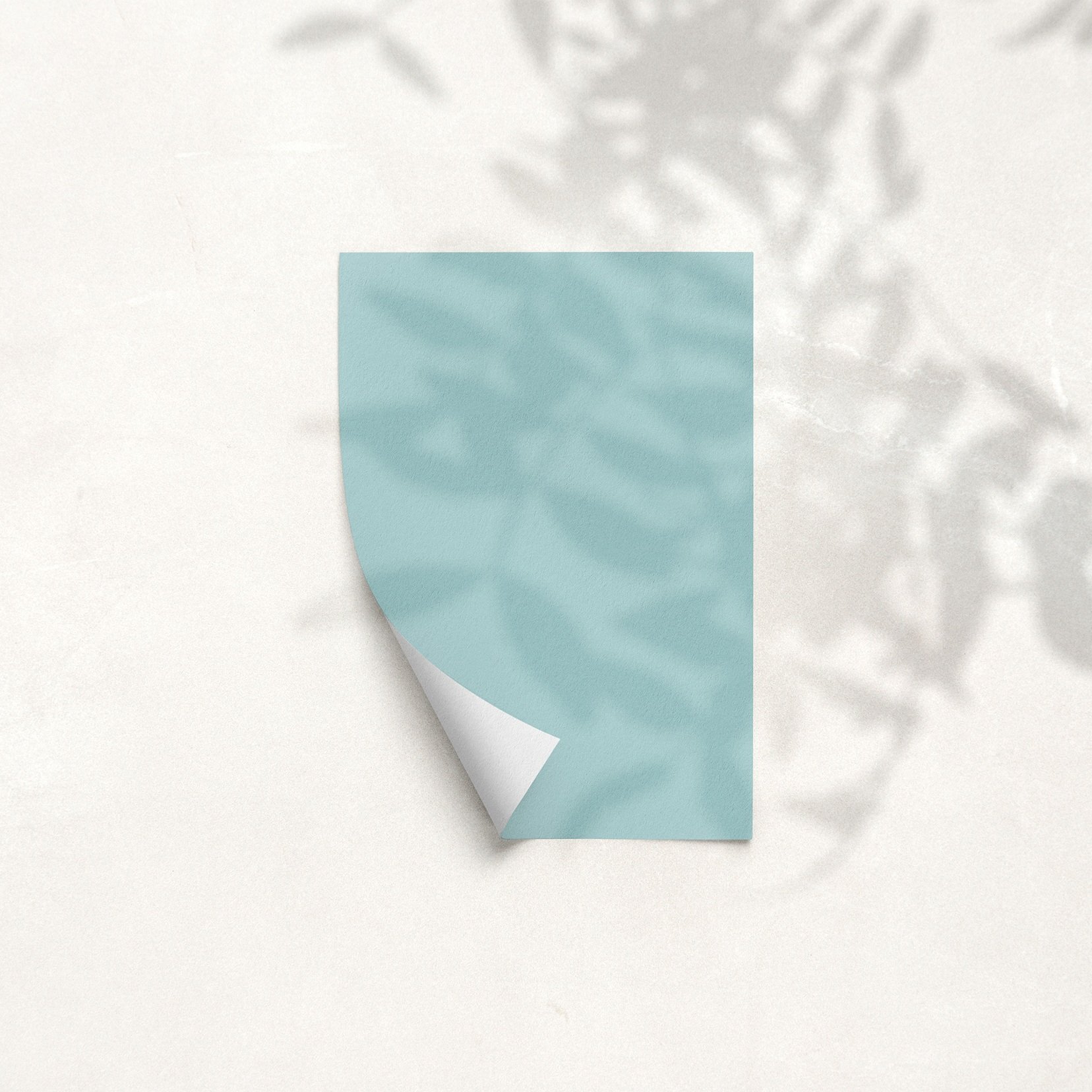 Sample Card for Artichoke Blue by The Pickleson Paint Co. A joyful light blue.