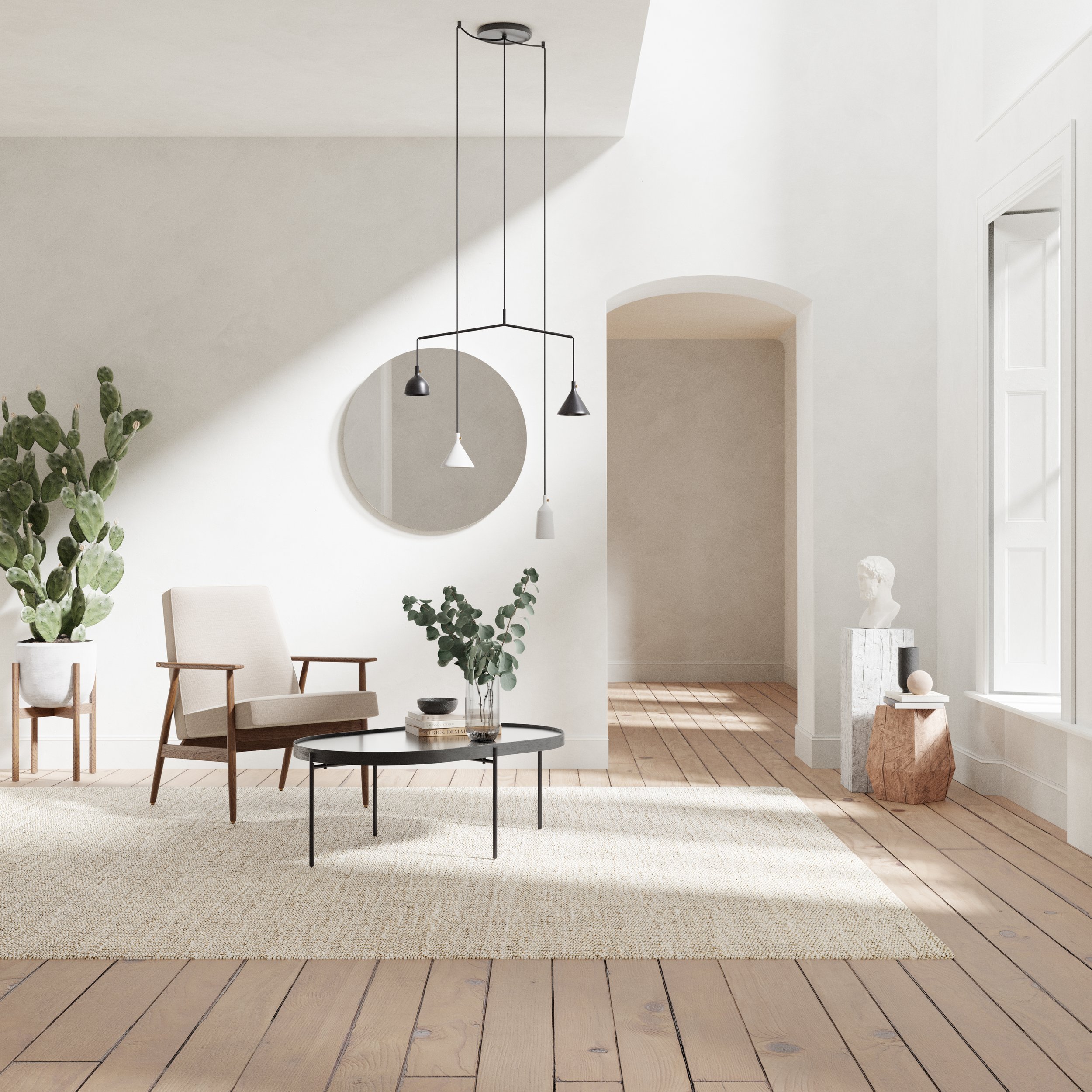 Just White by The Pickleson Paint Co. A classic, clean white for timeless interiors.