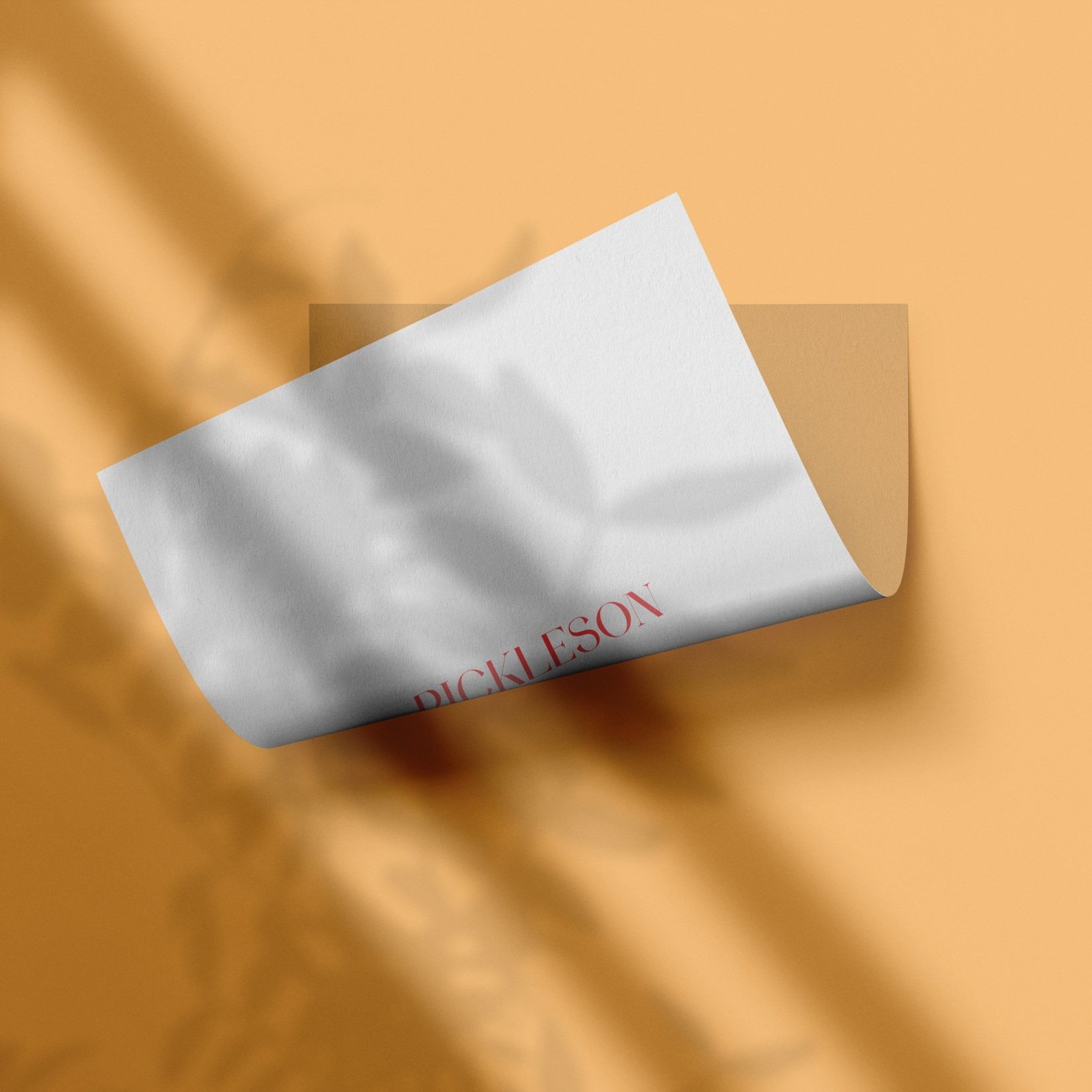 Sample Card for Cicchetti Yellow by The Pickleson Paint Co. A lively yellow that turns orange in the sun.
