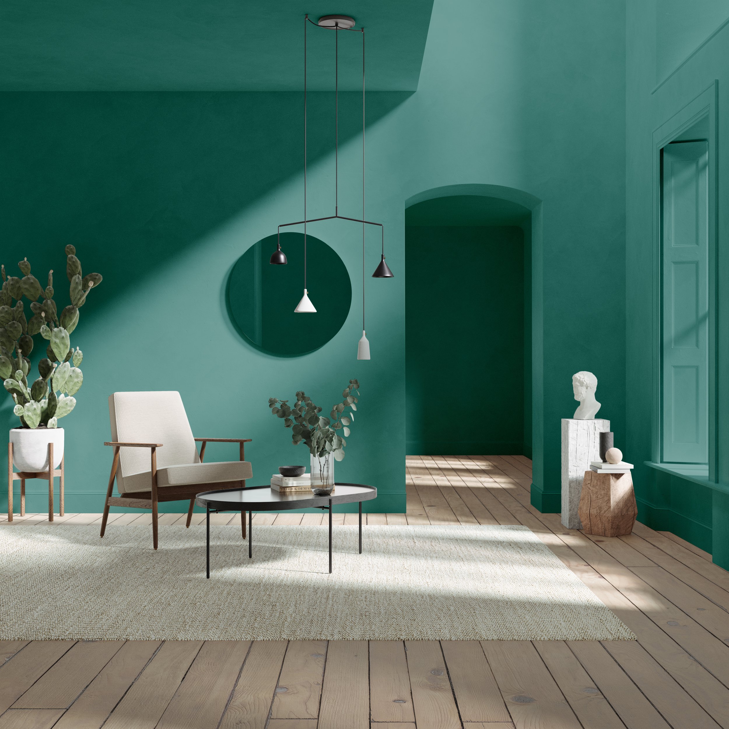 Roman Green by The Pickleson Paint Co. A bold green with natural authority.