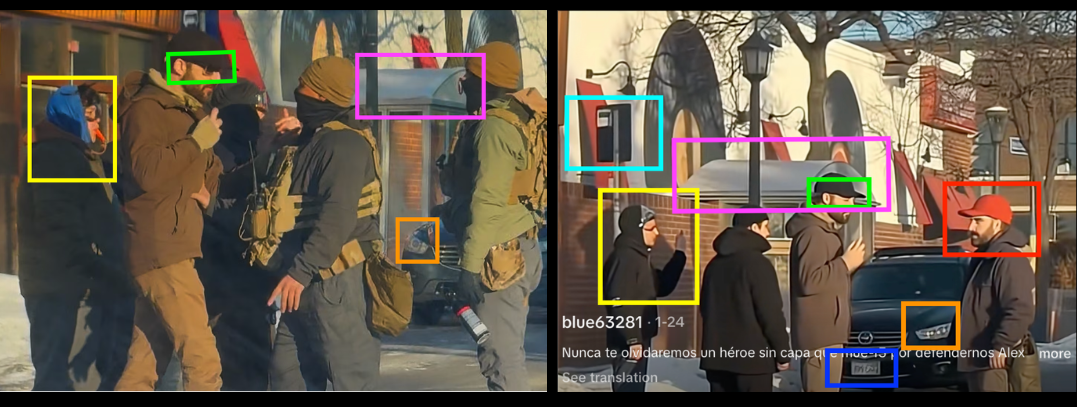  Figure:  S creengrab taken   from ABC News   article   of verified footage  (credited to AP)  