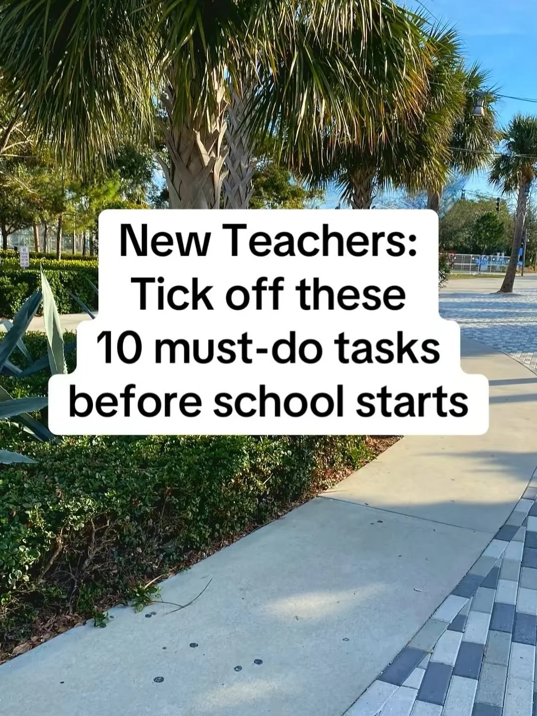 Which one of these are you tackling next?

Head to the link in my bio for your FREE copy of my New Teacher Checklist &mdash; 50 must-do tasks to confidently navigate your first day, week, and month in the classroom. 🎓

#FirstYearTeacher #TeacherLife