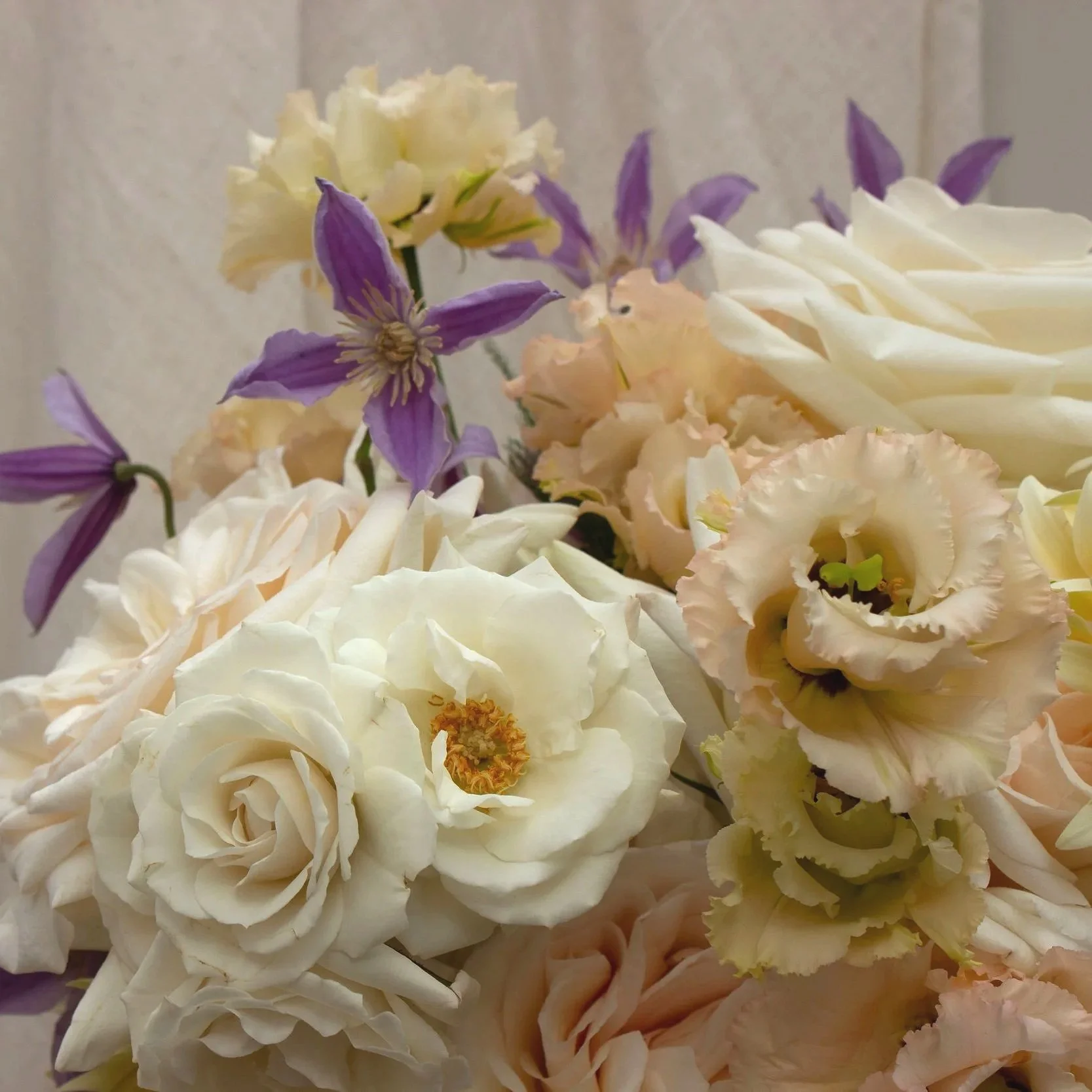 pastel bridal bouquet Norfolk