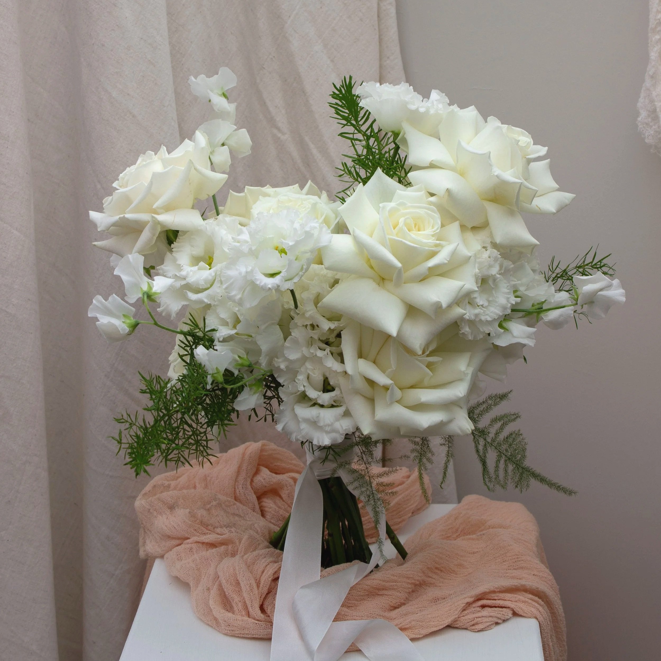 White Bridal Bouquet