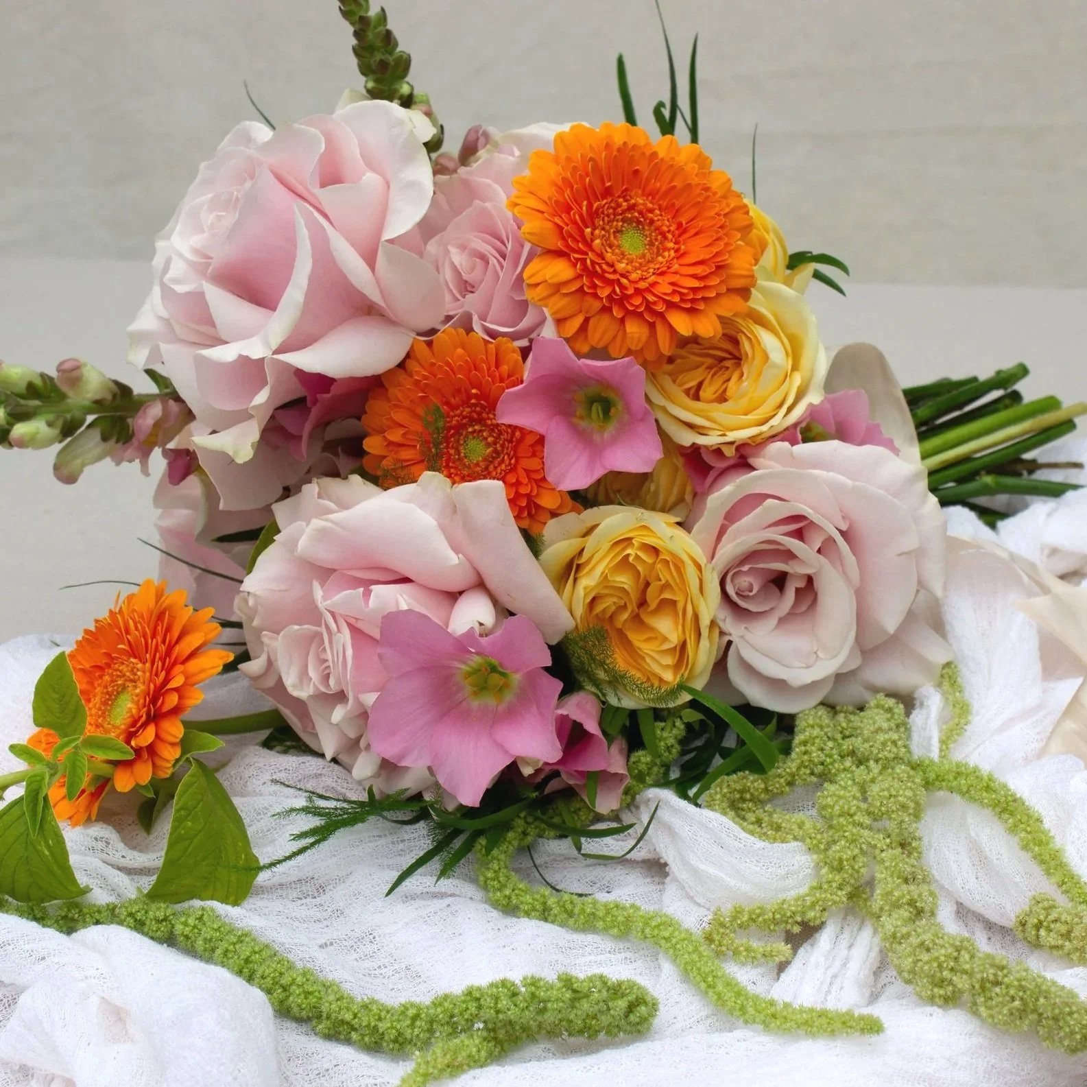bright wedding bouquet Norfolk