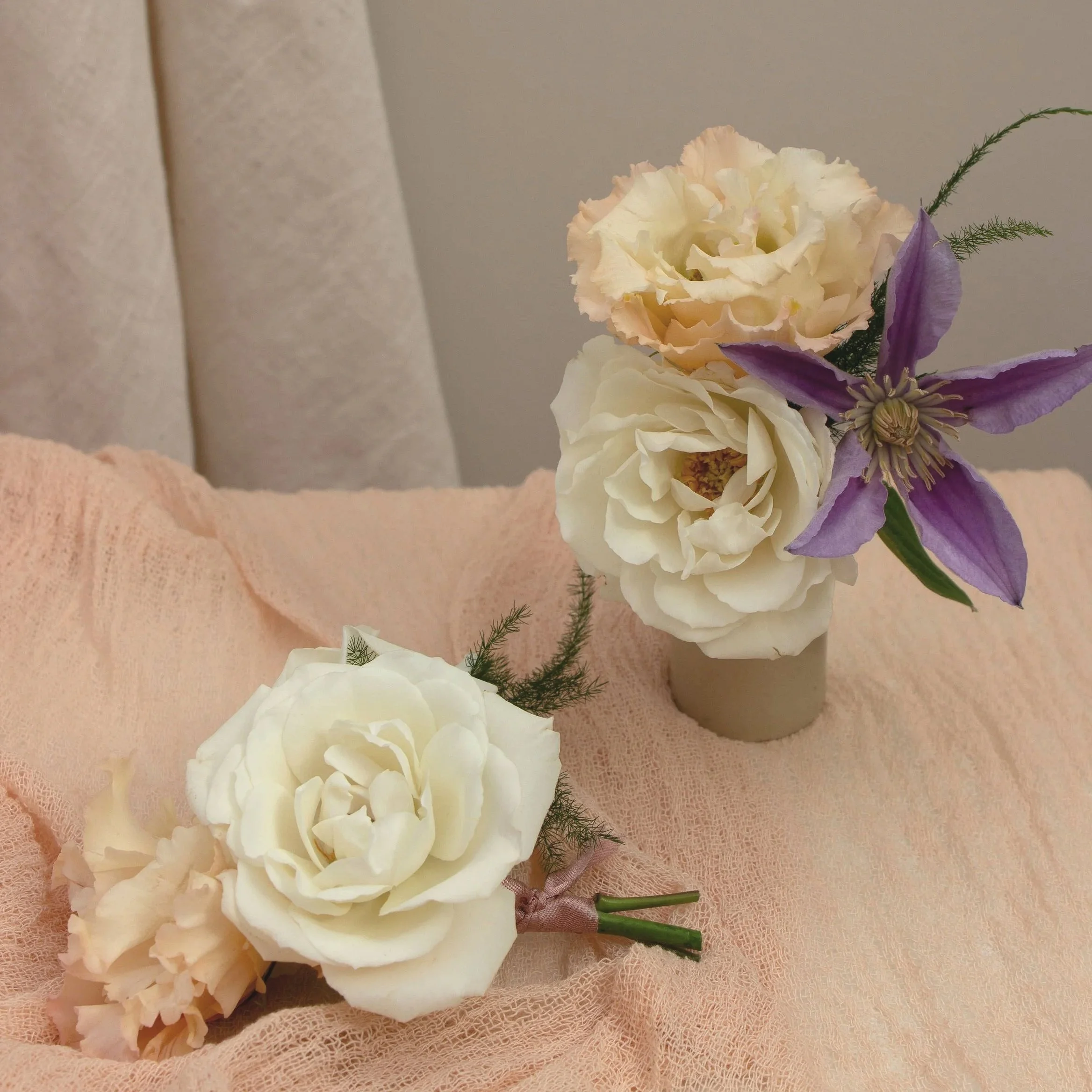 Pastel Buttonhole