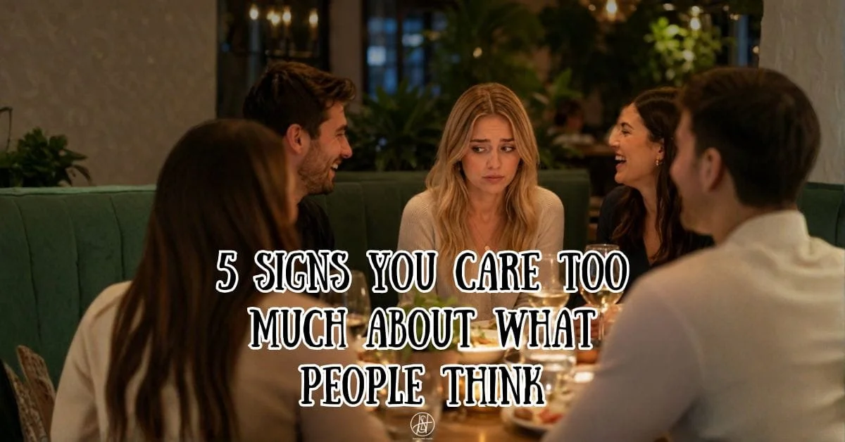 5 Signs You Care Too Much About What People Think