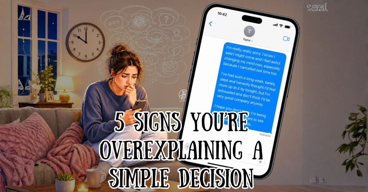 5 Signs You’re Overexplaining a Simple Decision