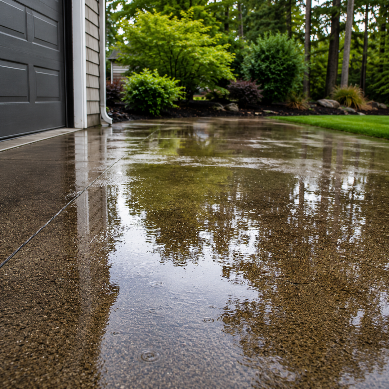 Water Pooling on Your Concrete? Why It Happens