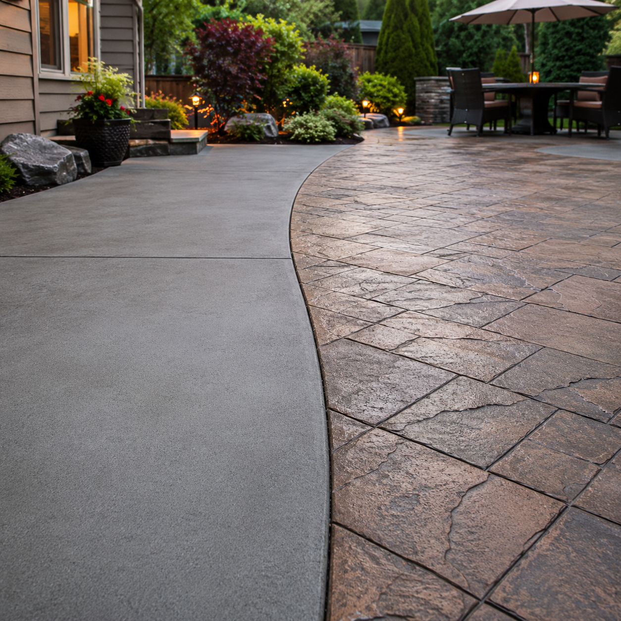 Stamped vs Standard Concrete Patio: Which Is Right for You?