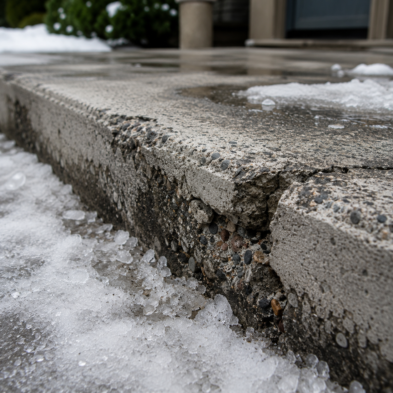 How Freeze-Thaw Cycles Quietly Destroy Concrete