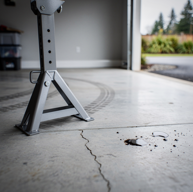 Why Is My Garage Floor Cracking? Three Indoor Causes