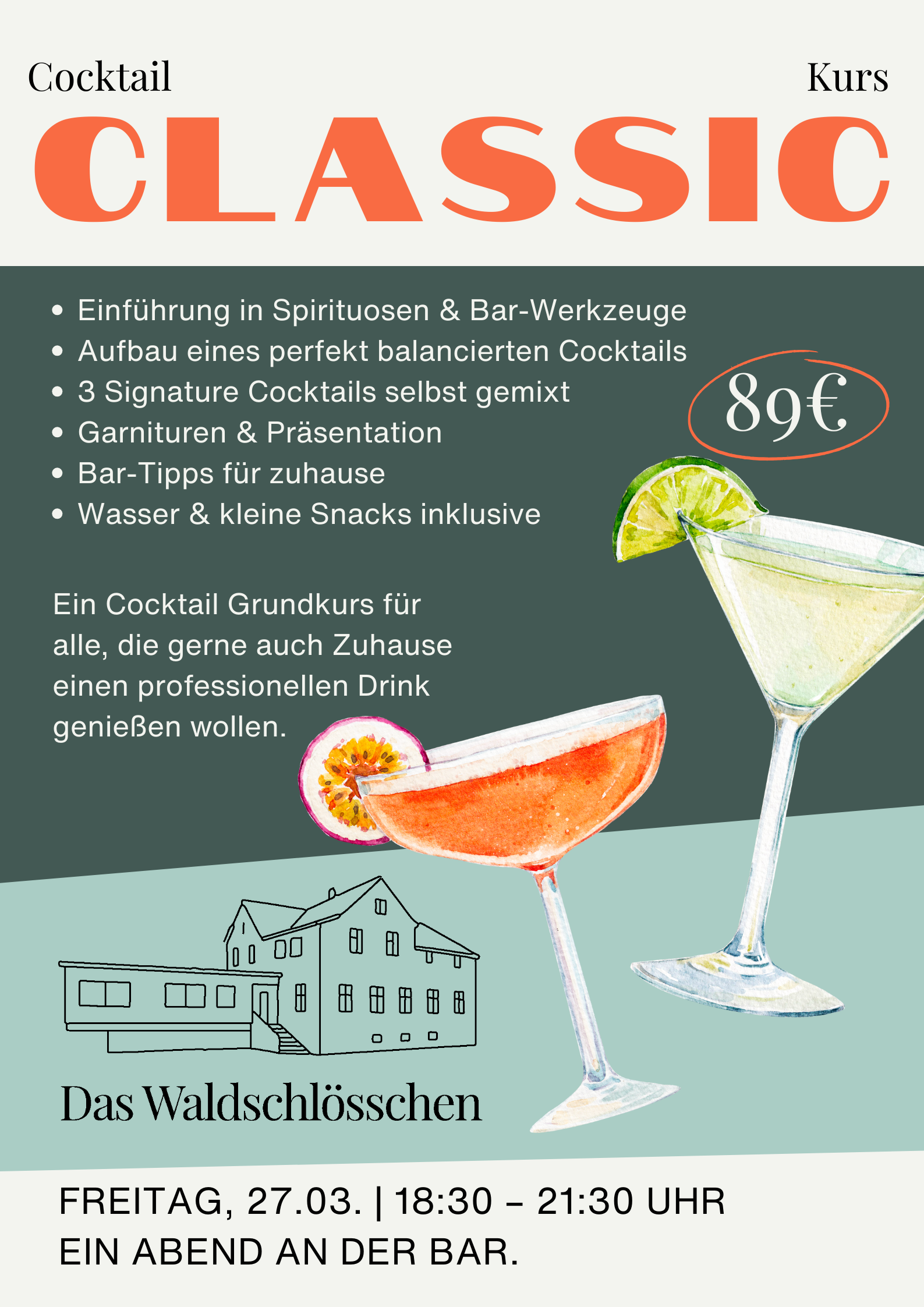Cocktail Kurs - Anfänger / 27.März