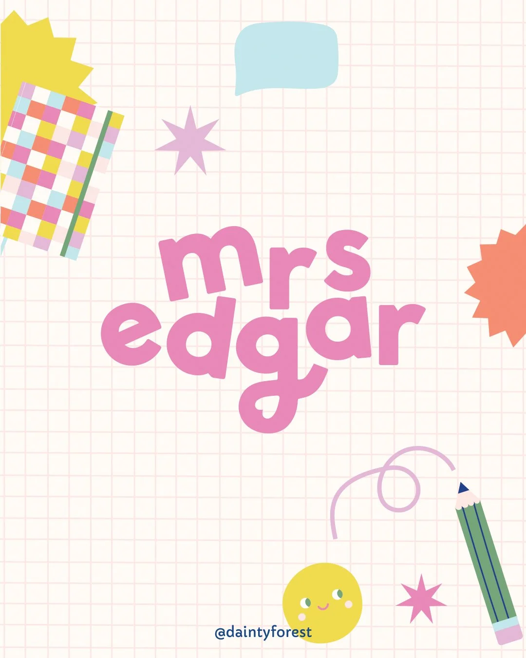 Introducing the new @mrsedgarsclass branding! It was such a joy to work on this for Jo. She had an established brand and had already rebranded several times but her previous branding just wasn't communicating to it's full potential. Enter a shiny new