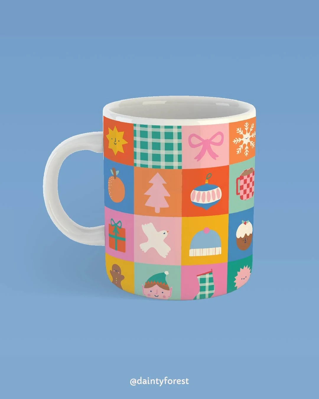 Surprise!!!!

Looking for a cute festive mug for your mulled wine or hot chocolate? Look no further! I've uploaded this cutie to my Etsy store. It's only &pound;12 and the perfect treat for a pal or for yourself!
