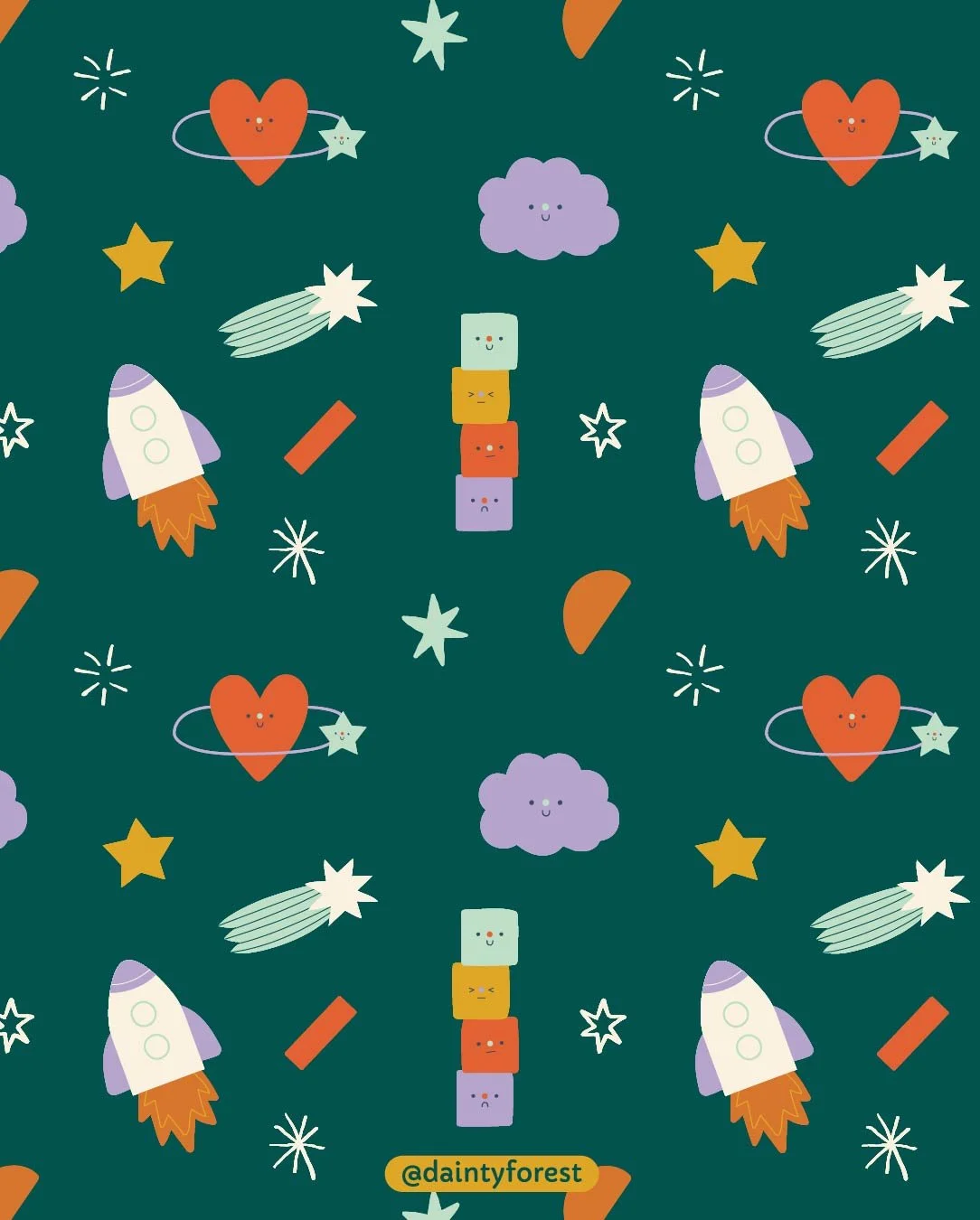 Day 1 + 2: TWINKLE
#thepatternchallengebymelwinter26

Sharing a little brand pattern I created recently for a wonderful client full of twinkle for the pattern challenge today ✨