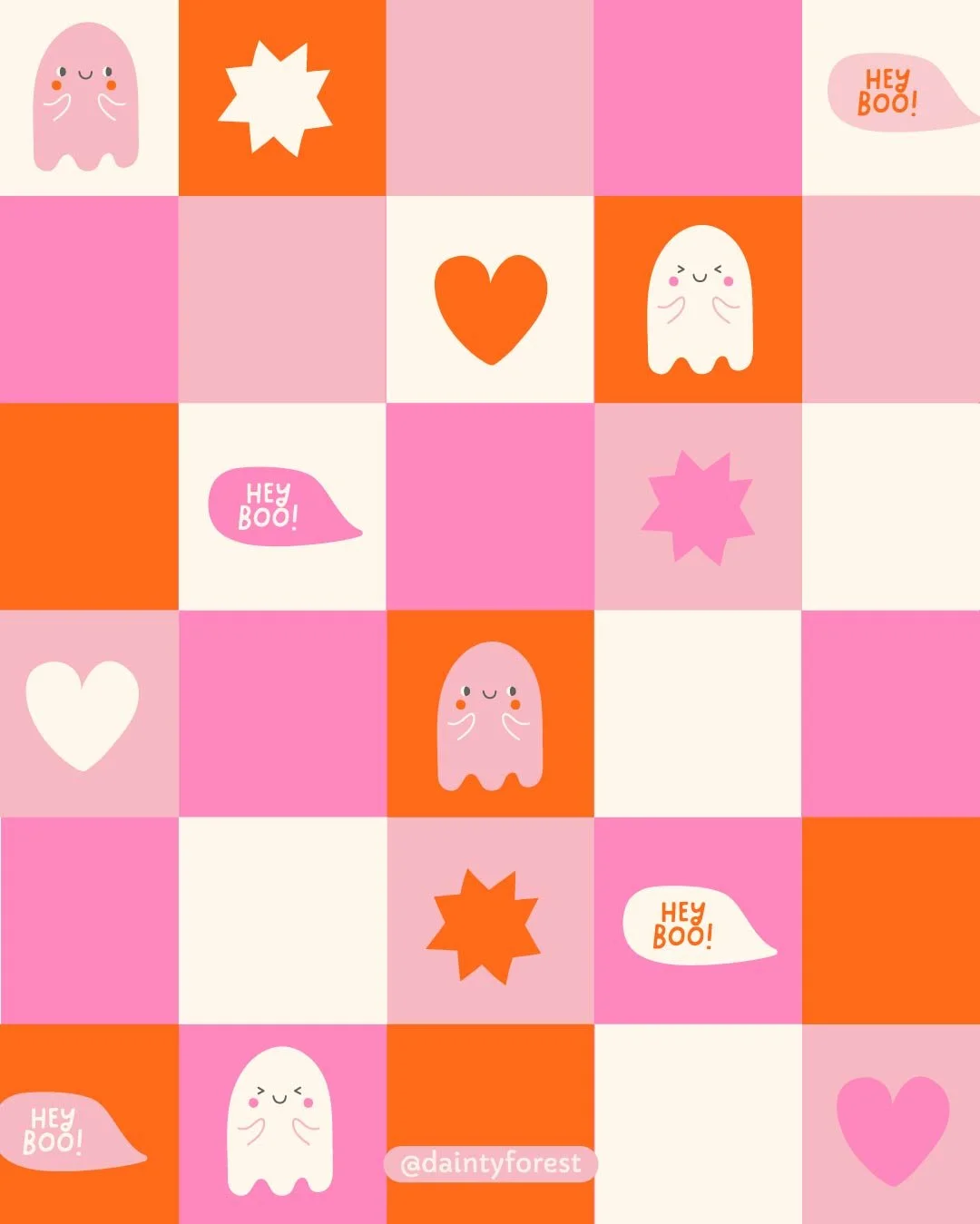 Day 3 + 4: GHOSTS
#thepatternchallengebymelwinter26 @melanie.johnsson 

Ghosts but make it valentines ❤️