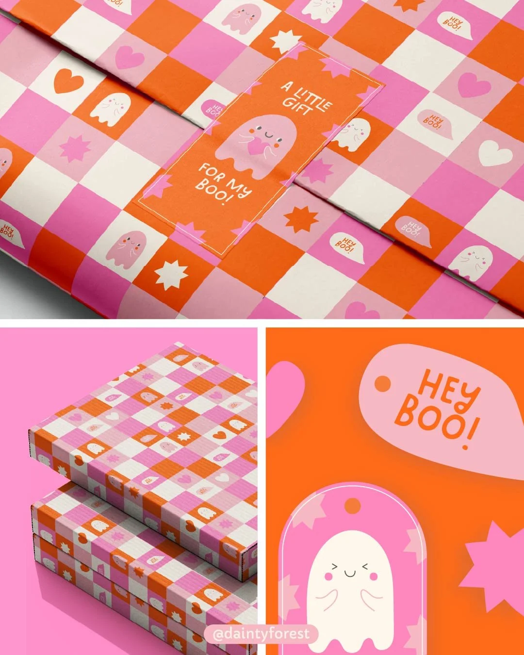 Day 3 + 4: GHOSTS
#thepatternchallengebymelwinter26 @melanie.johnsson 

Ghosts but make it valentines ❤️