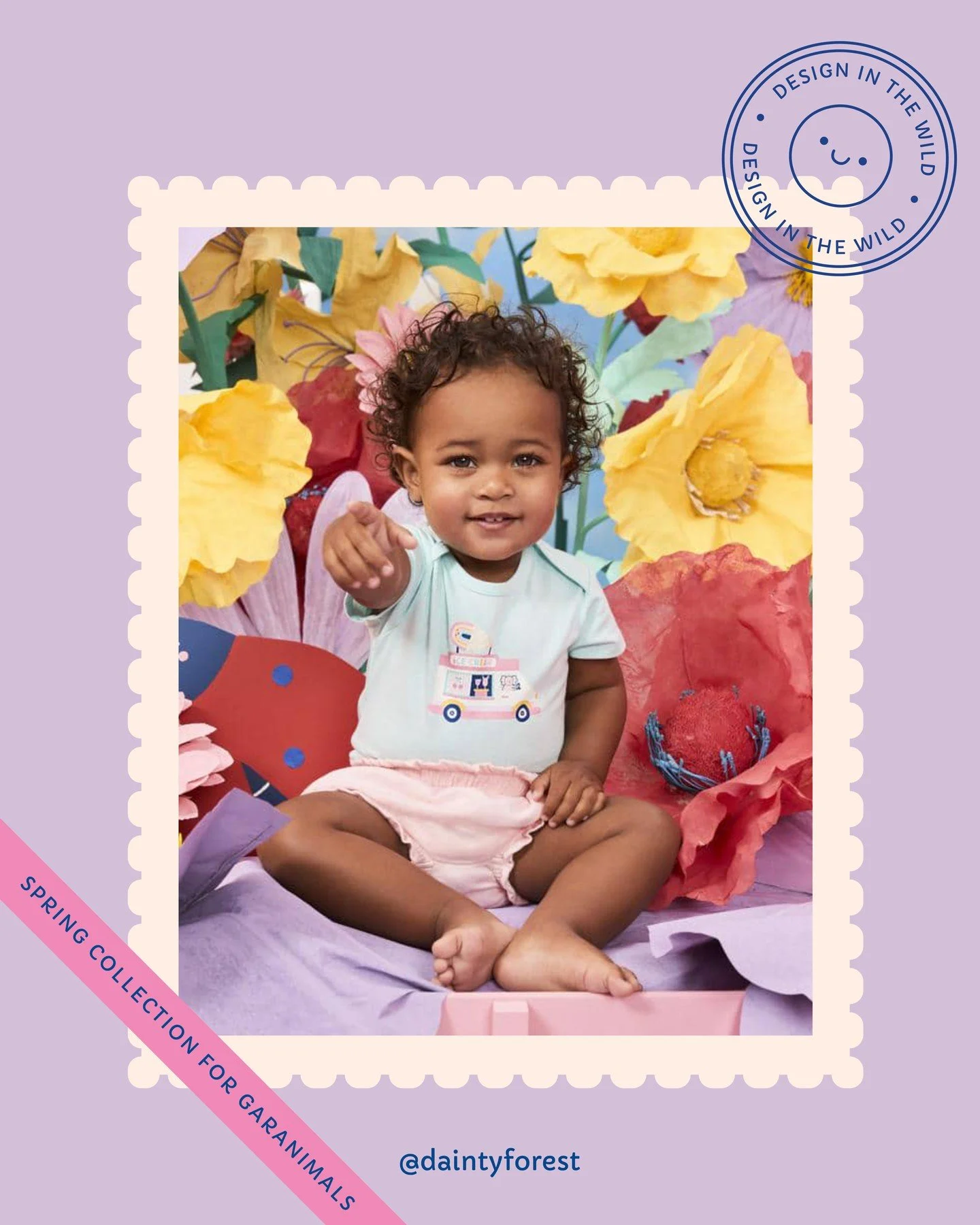 Seeing these illustrations out in the world on tiny clothes made for tiny humans, never gets old.

What started as a collection has grown into an ongoing collaboration with Garanimals, and I&rsquo;m deeply grateful for the continued trust.

Illustrat