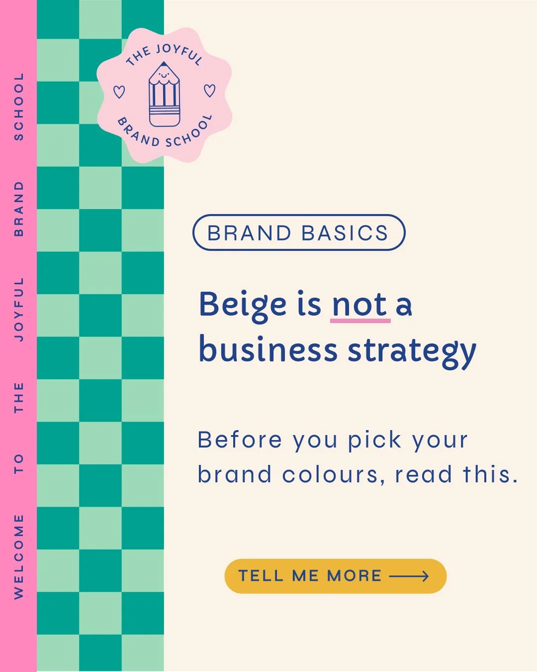 I think somewhere along the way many business owners absorbed the idea that if you want your brand to look professional, it needs to be toned down.

Neutral colours, safe choices, nothing too expressive, just to make sure it&rsquo;s taken seriously.
