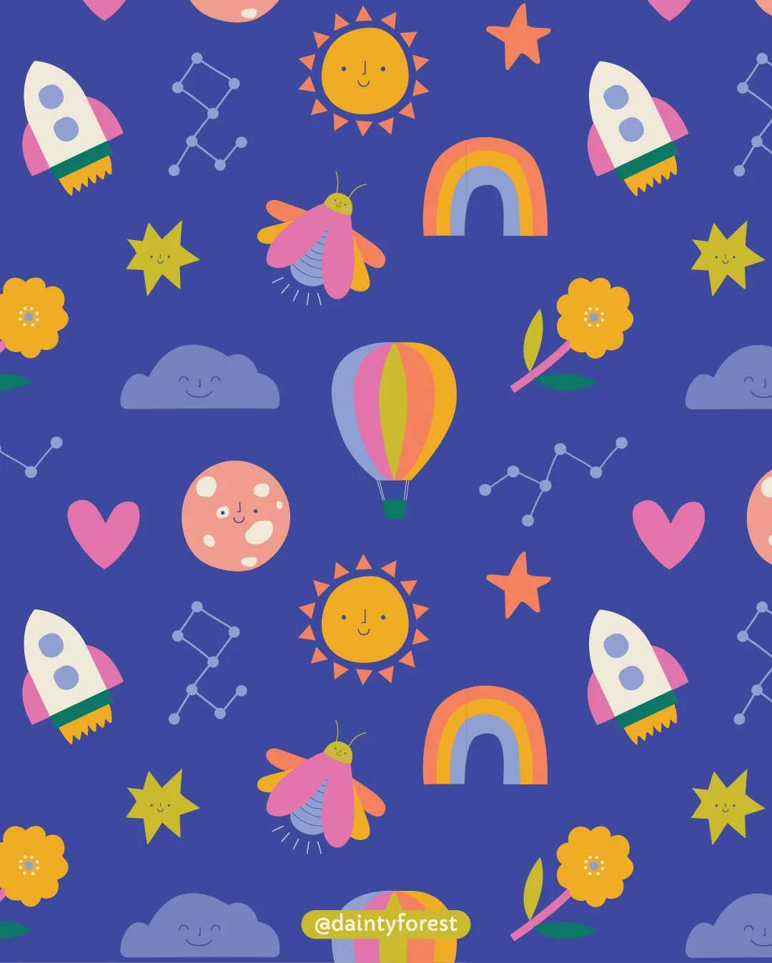 Brand pattern full of joy and wonder for @wonder.before