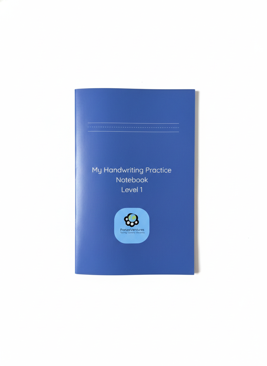PanzaVentures™ Handwriting Workbook- Level 1