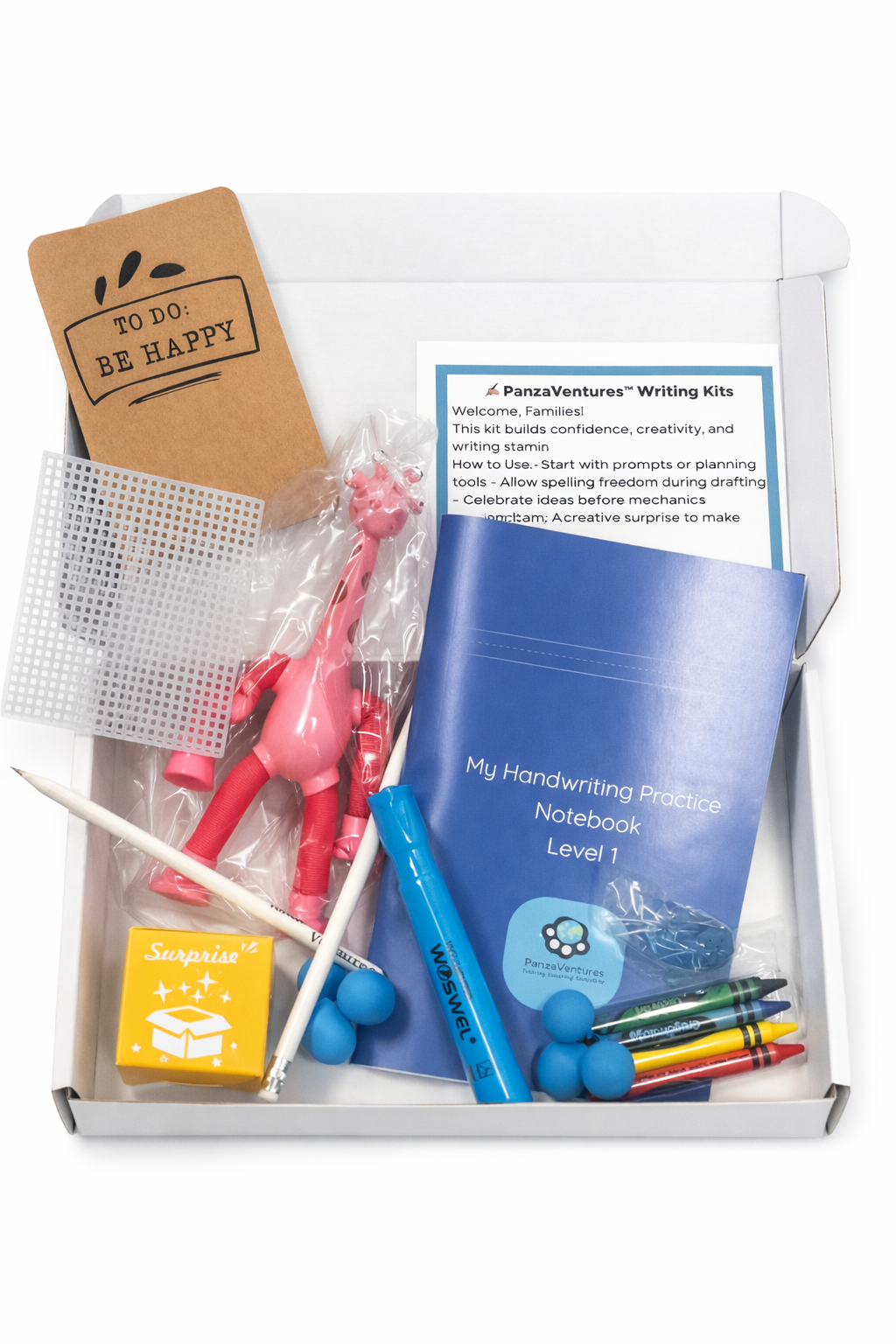 PanzaVentures™ Scribbles and Senses Writing Lab