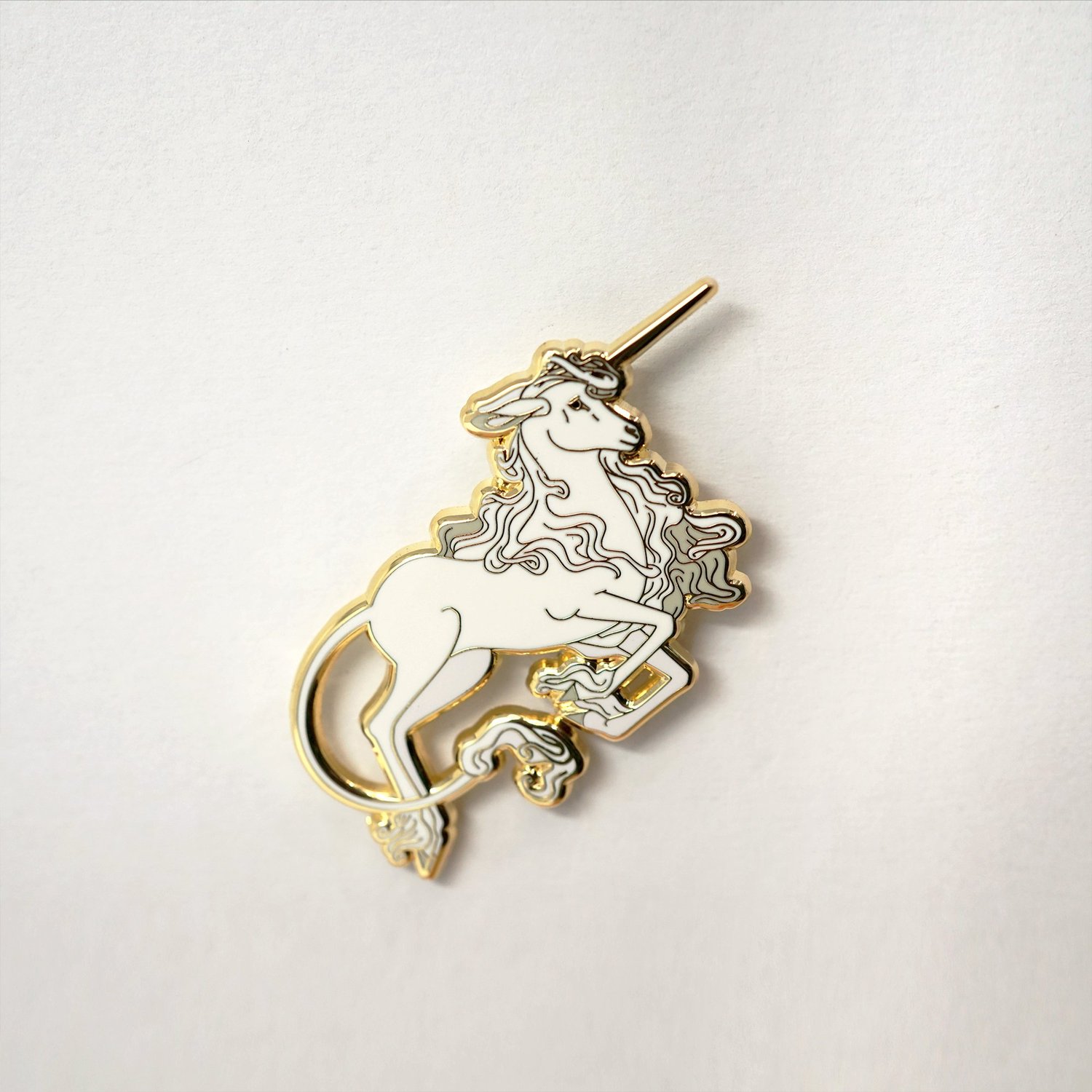 Pink Enamel Unicorn Brooch With Crystal – Cute Horse Charm Pin For Women, Fashion Gift