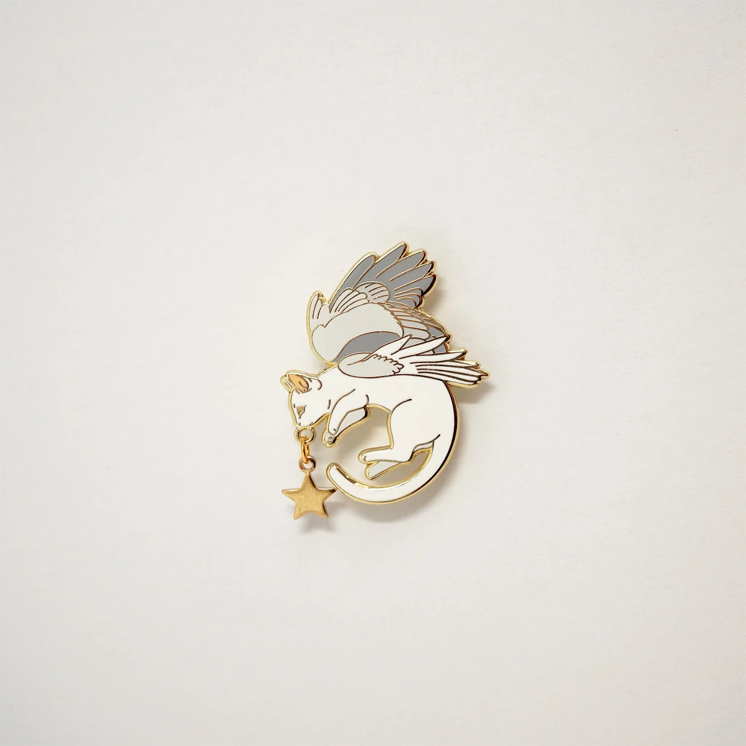 Pin’s émaillé Creamlab – Heavy Metal Wookie – Noir Et Blanc, Neuf Sous Blister