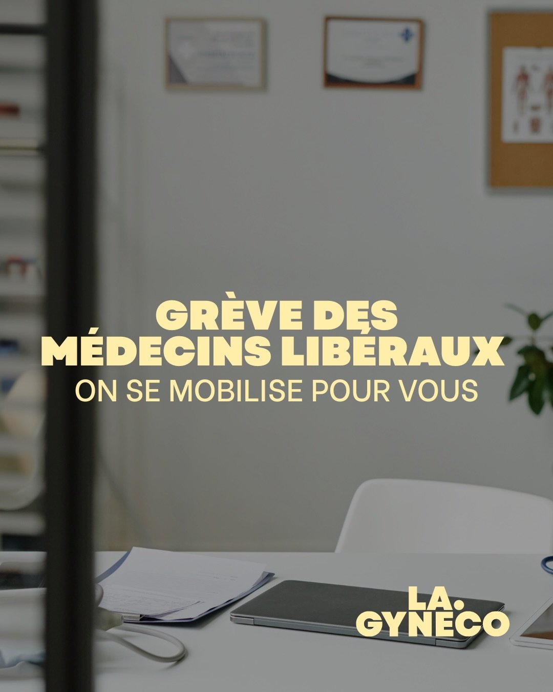 Mouvement de fermeture des cabinets de m&eacute;decins lib&eacute;raux jusqu&rsquo;au 15 janvier.
Cette gr&egrave;ve n&rsquo;oppose pas m&eacute;decins et patients.
Elle alerte sur un syst&egrave;me de sant&eacute; de plus en plus contraint, o&ugrave