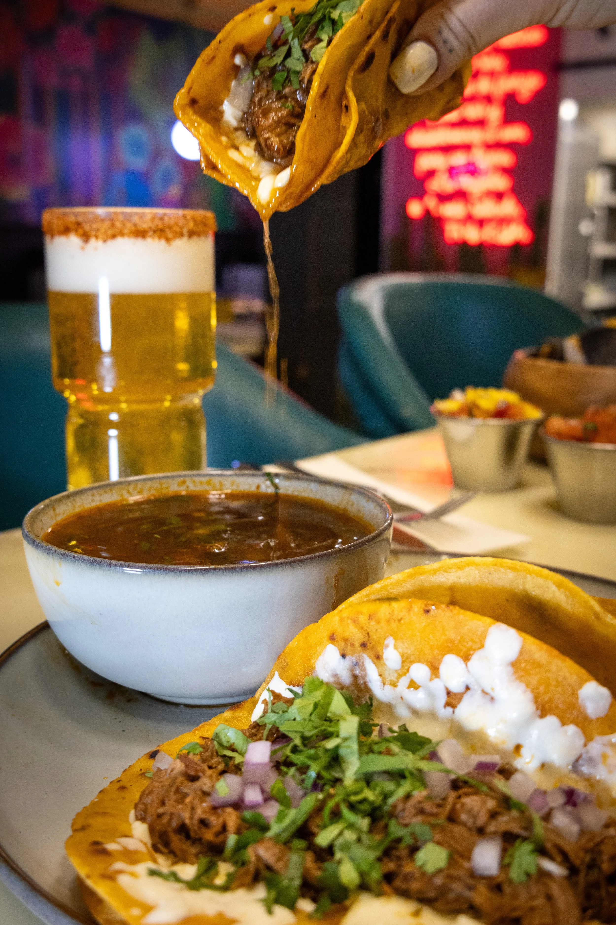 Birria Tacos at Taco Azul, Whitestone NYC