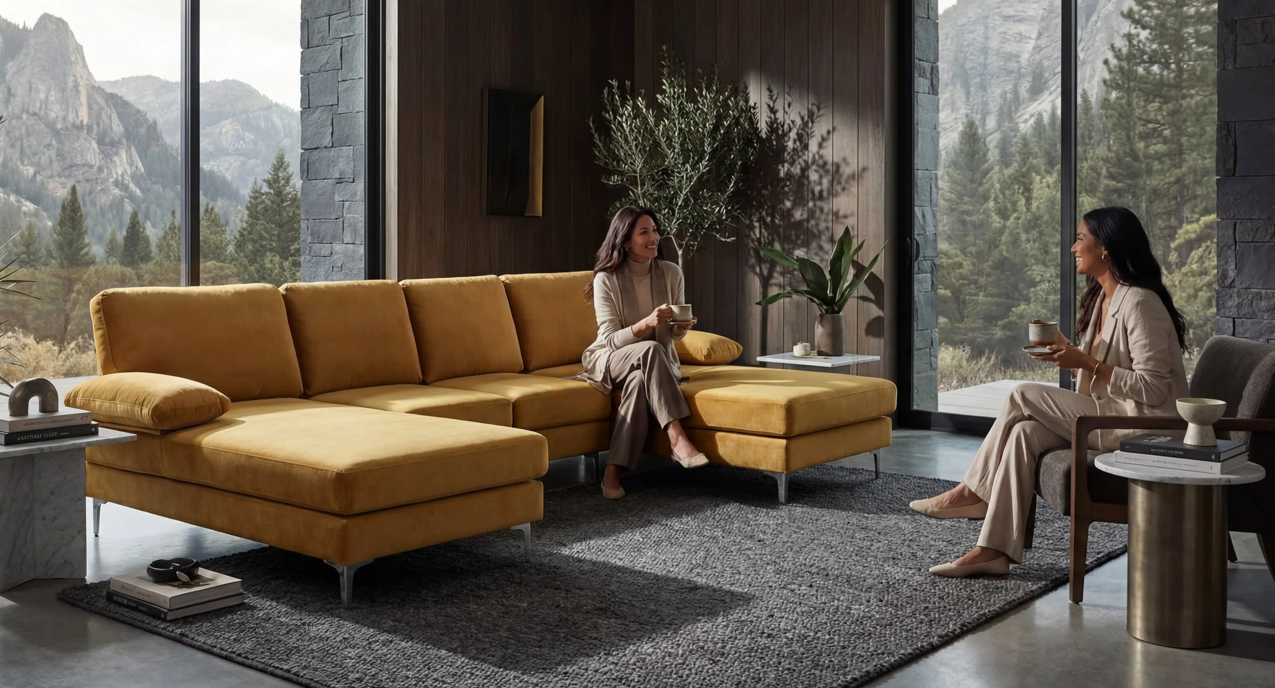 Erebus Sofa with Chaise