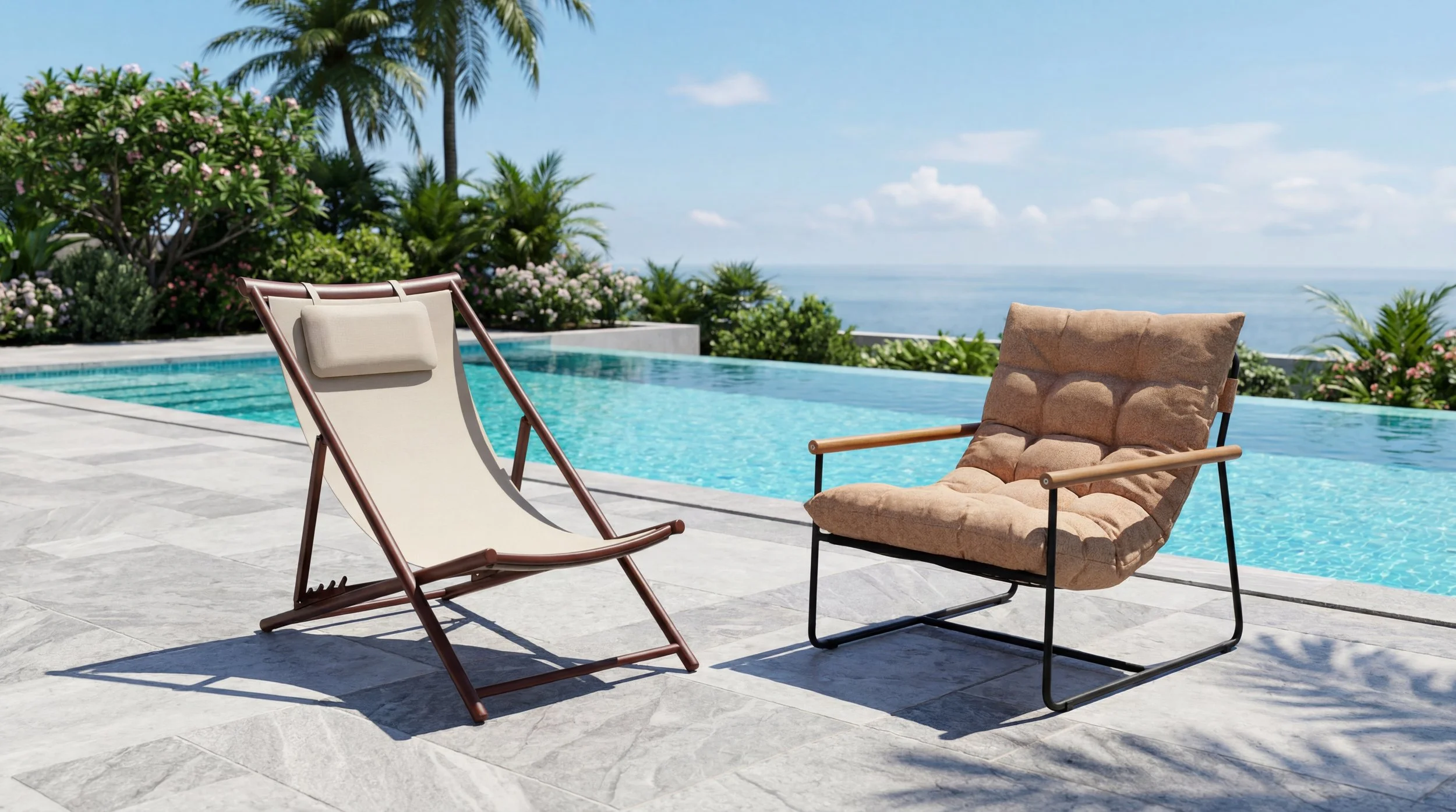 Arroyo Sling & Sereno Lounge Chair