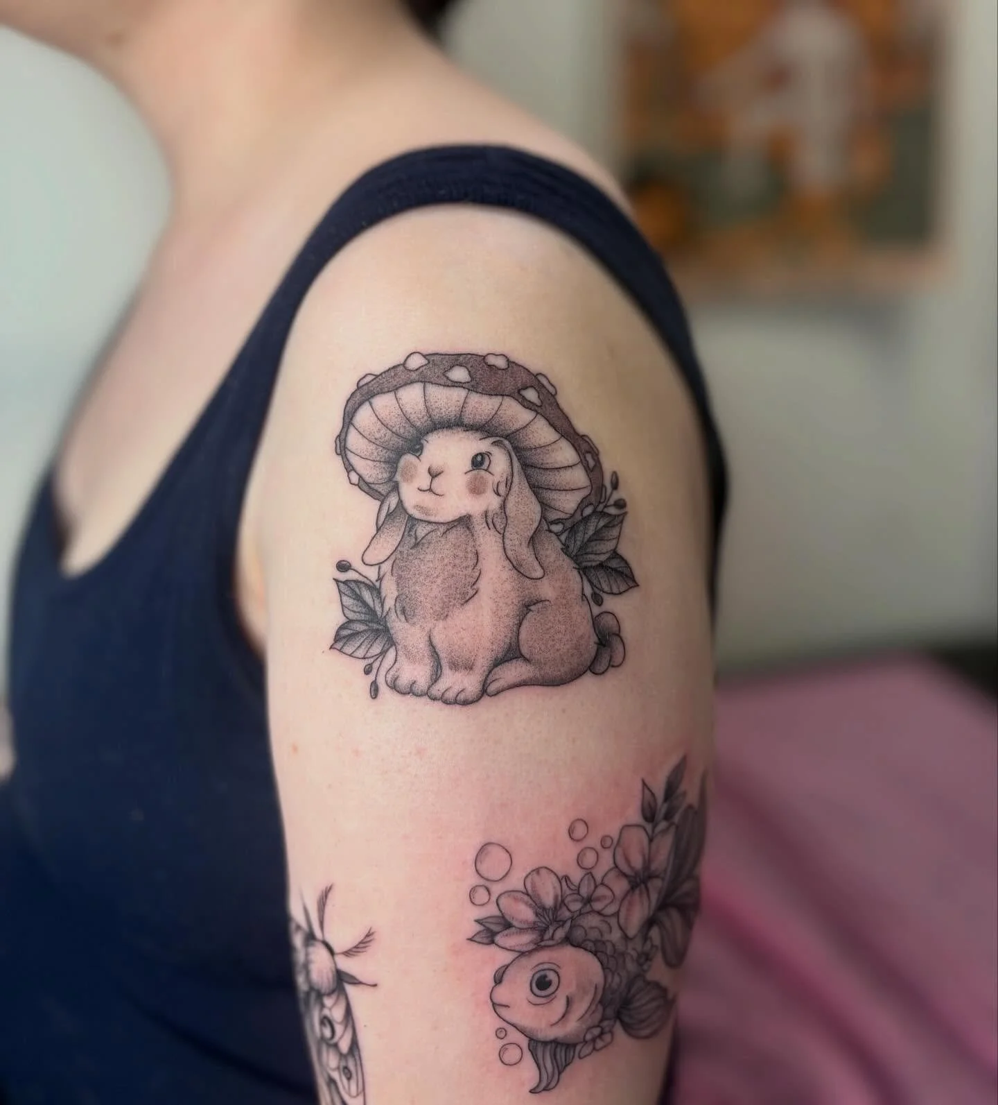 Some more little friendss ❤️ #tattoo #tattooflash #parchworktattoo #snailtattoo #whimsicaltattoo