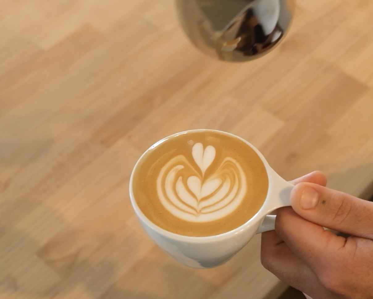 Latte art: Tulip