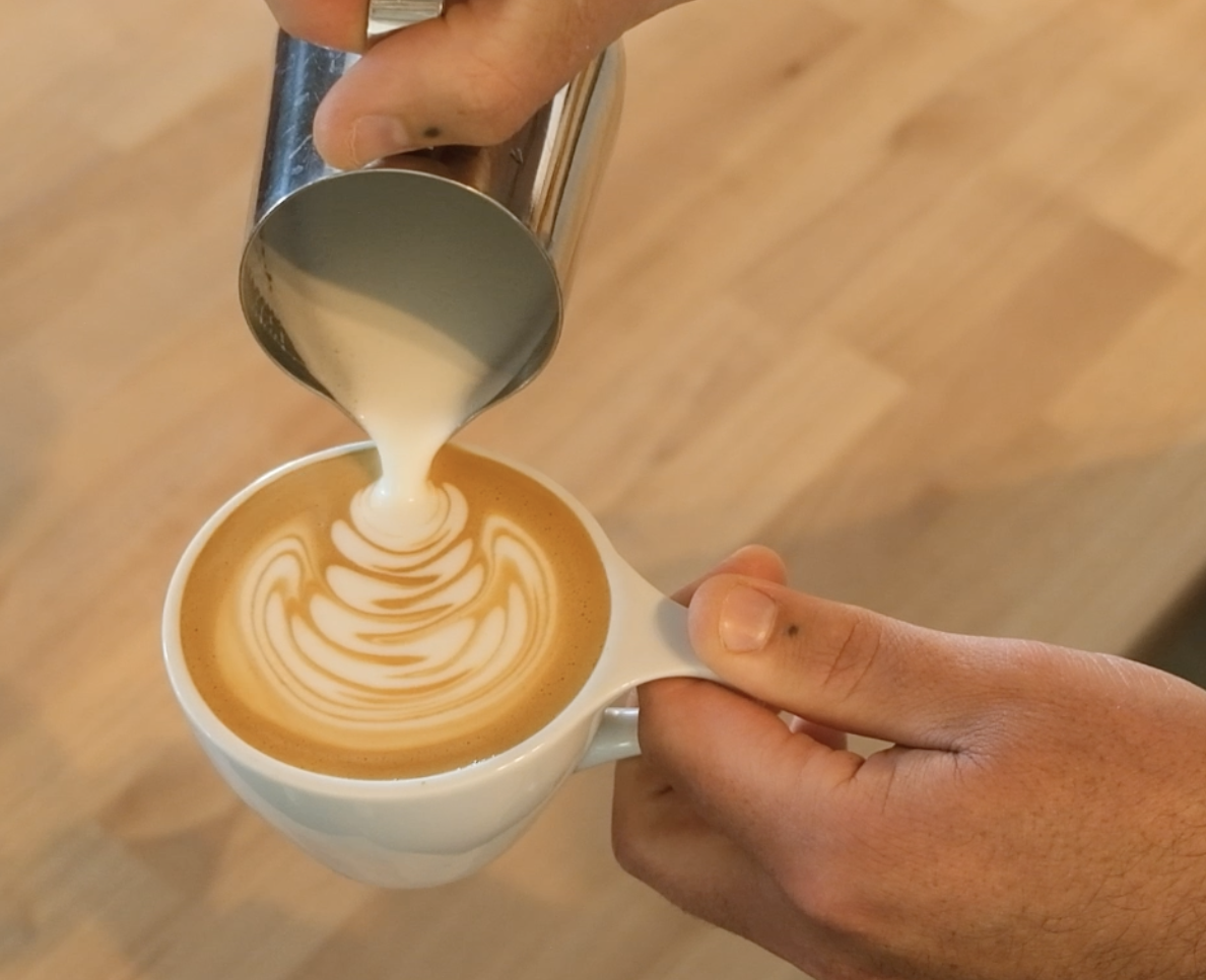 Latte art: Rosetta