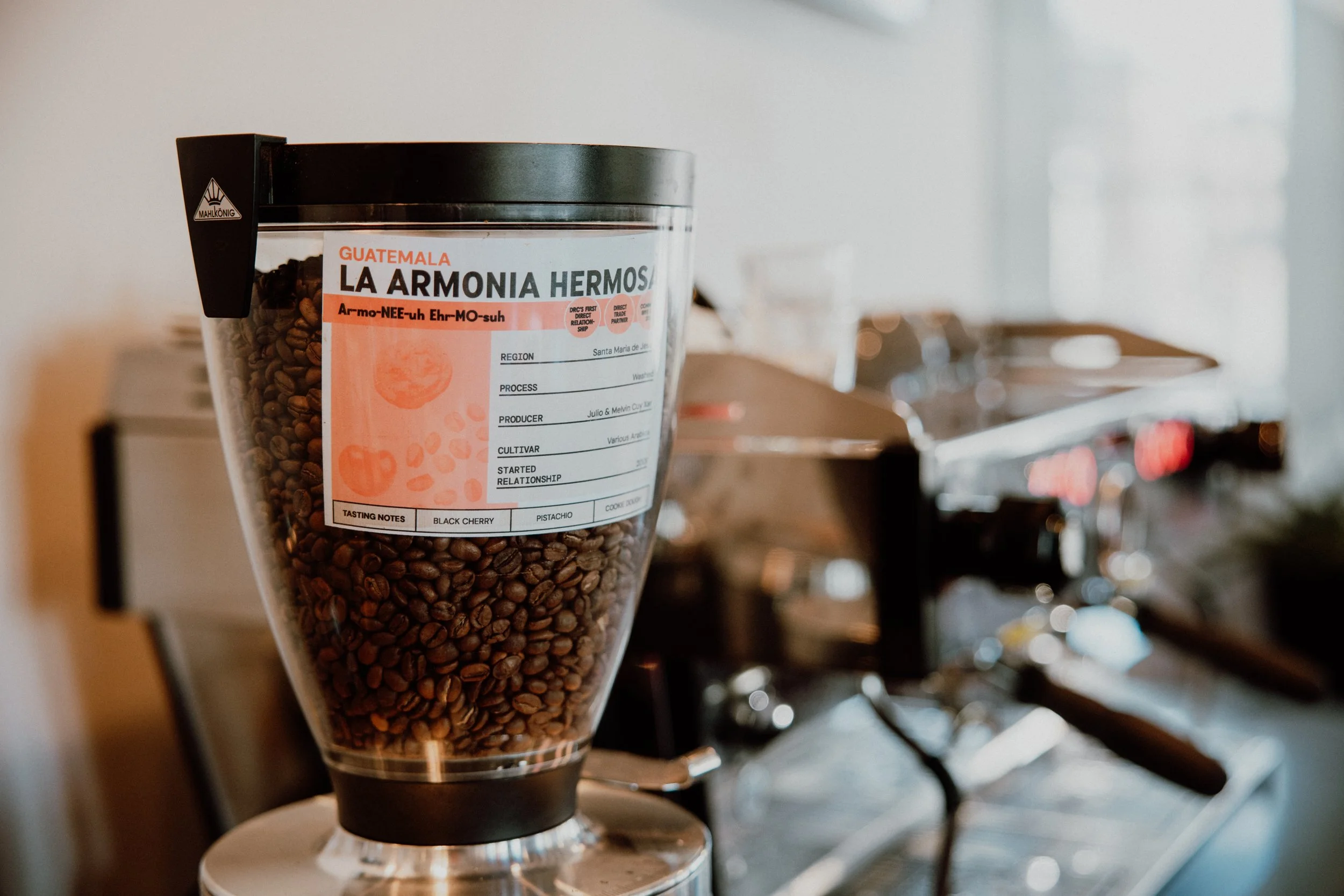 Coffee marketing materials (Grinder Cards, Profile Sheets, ETC)
