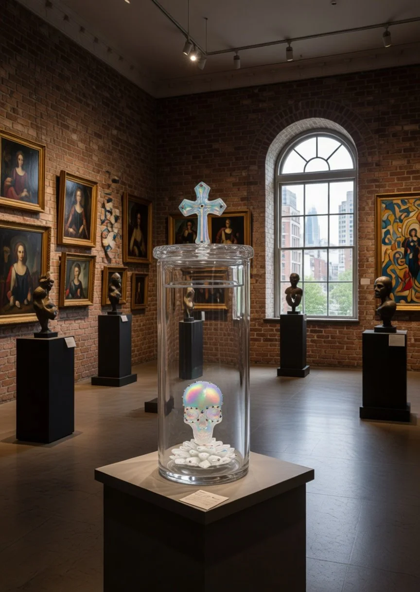 Opal White Reliquary