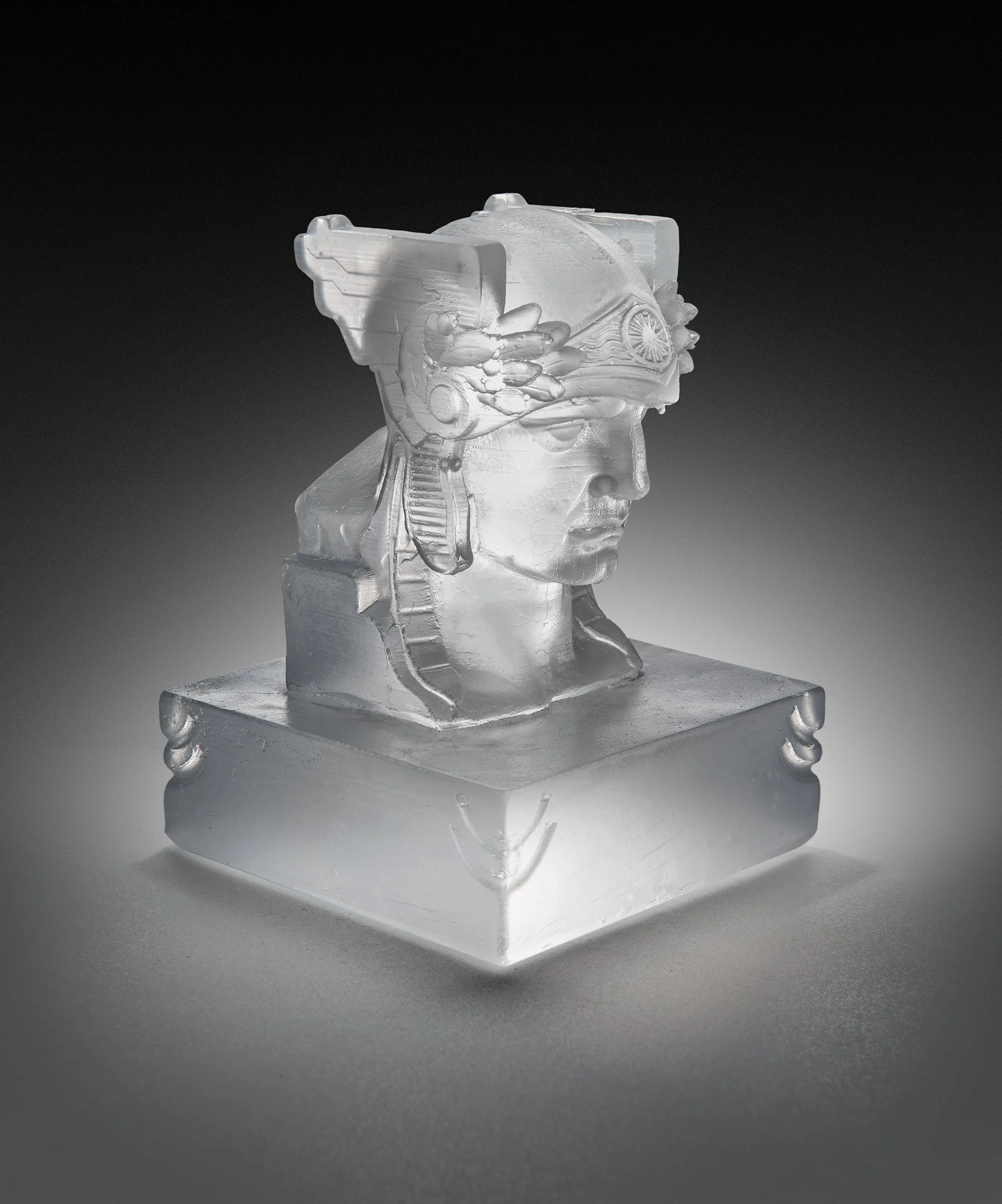 Small Guardian Bust with Base