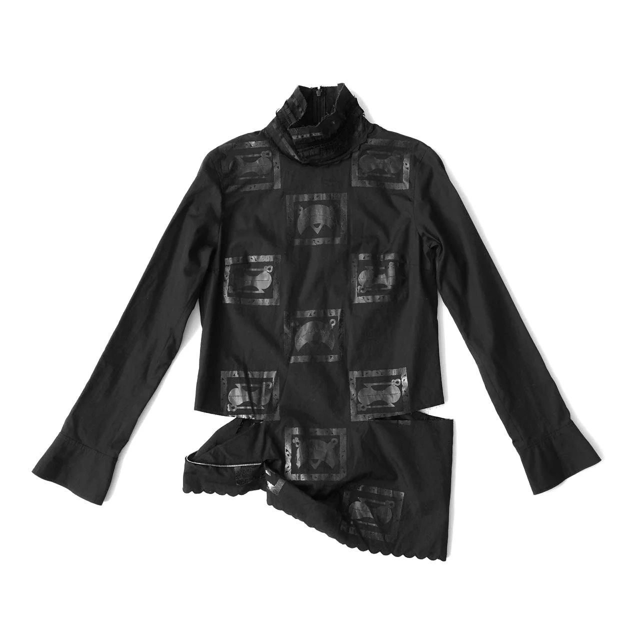 Undercover SS 2003 “Scab” Cut Out Long Sleeve Shirt