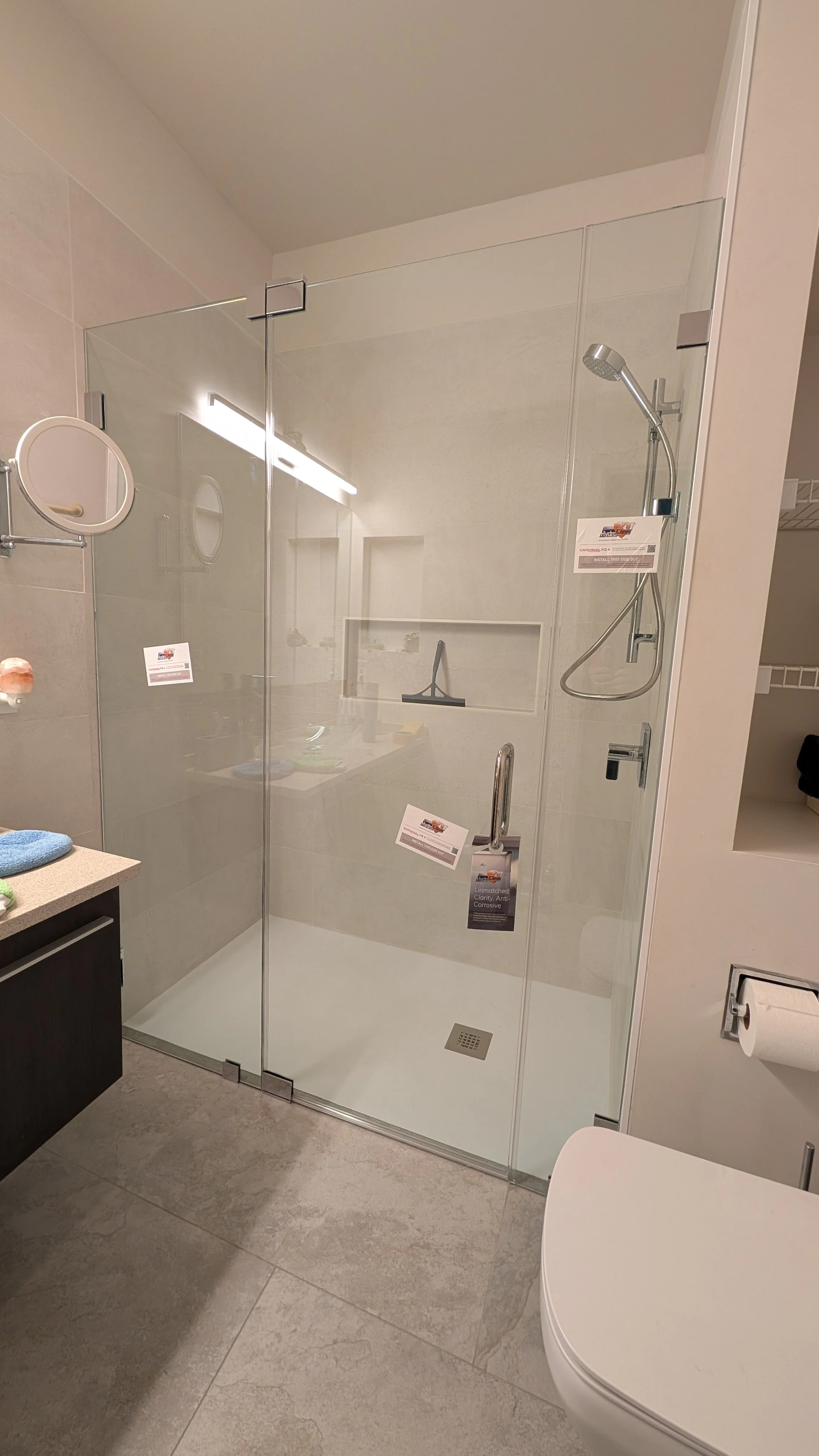 3 Panel- Offset Door- Chrome