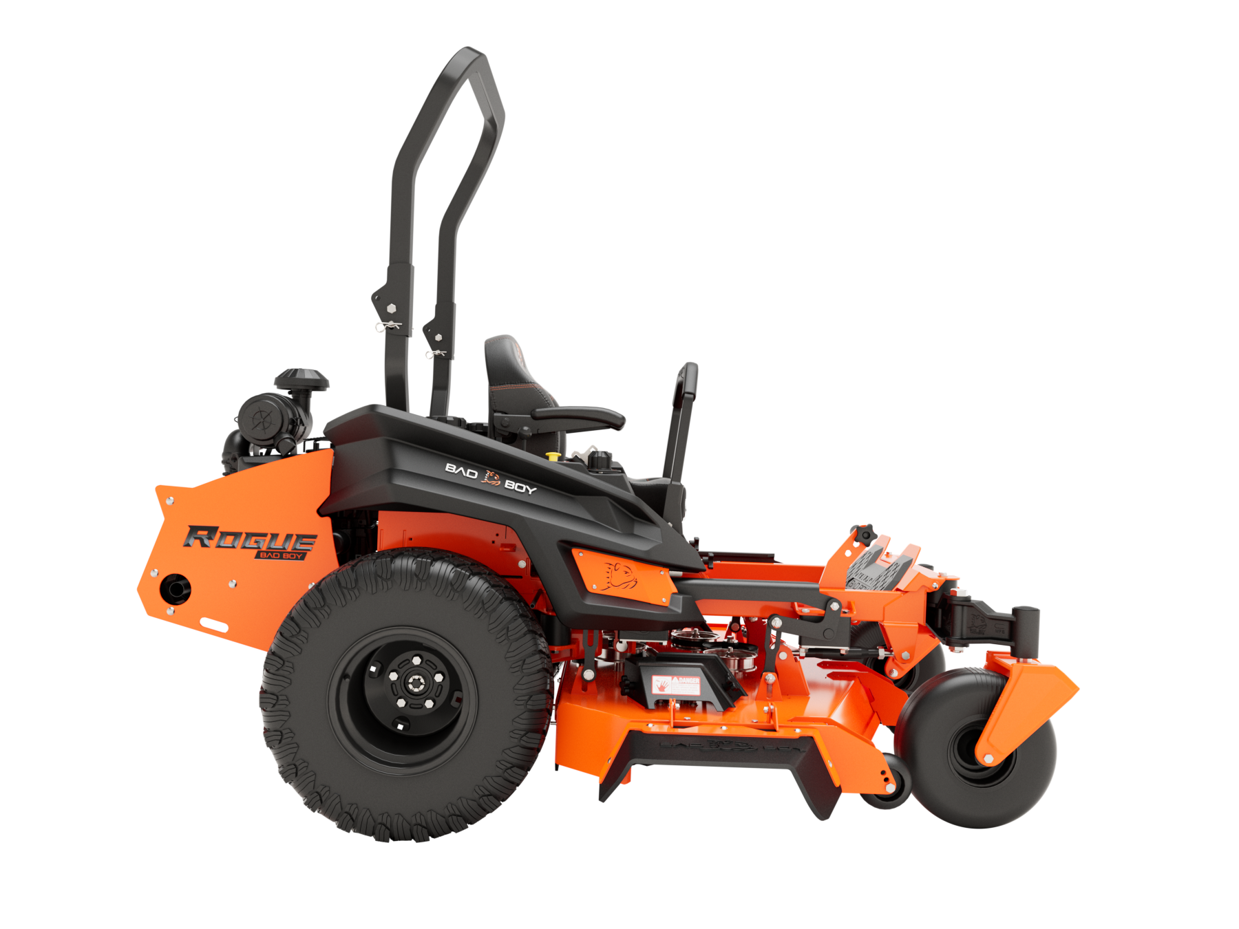 Bad Boy Rogue Zero Turn Lawn Mower
Featuring:
Engine Options: Kawasaki, Kohler & Vanguard
Available Deck Sizes: 54" ,61" & 72"
Patended 3-Link Rear Trailing Arm Suspension
Dual 16cc Hydro-Gear Pumps
Heavy-Duty Cast I-Beam Rails
Additional Features
P
