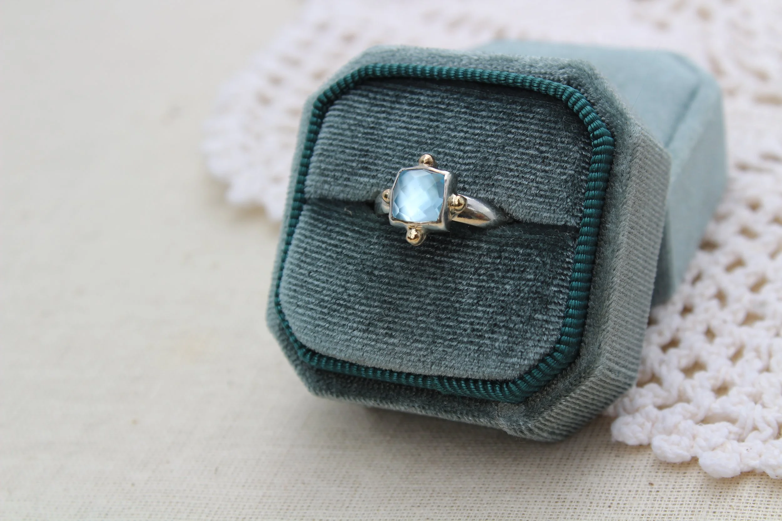 Sky Blue Topaz Ring #4
