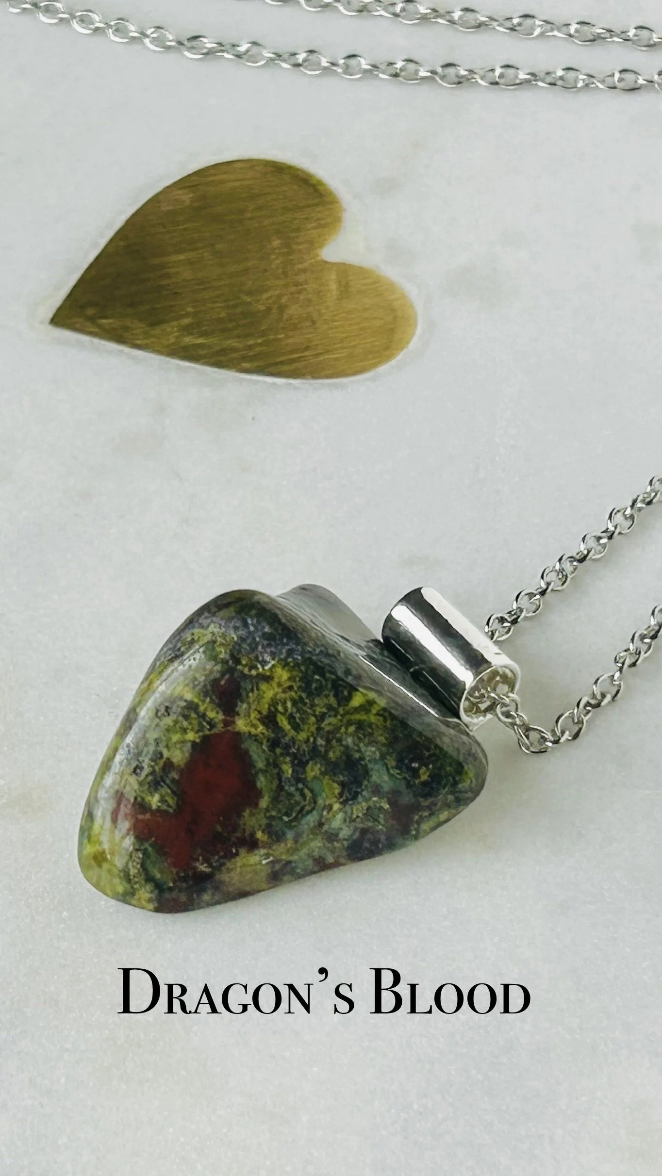 Dragon’s Blood Handmade Crystal Necklace with Clasp Hamsa Charm