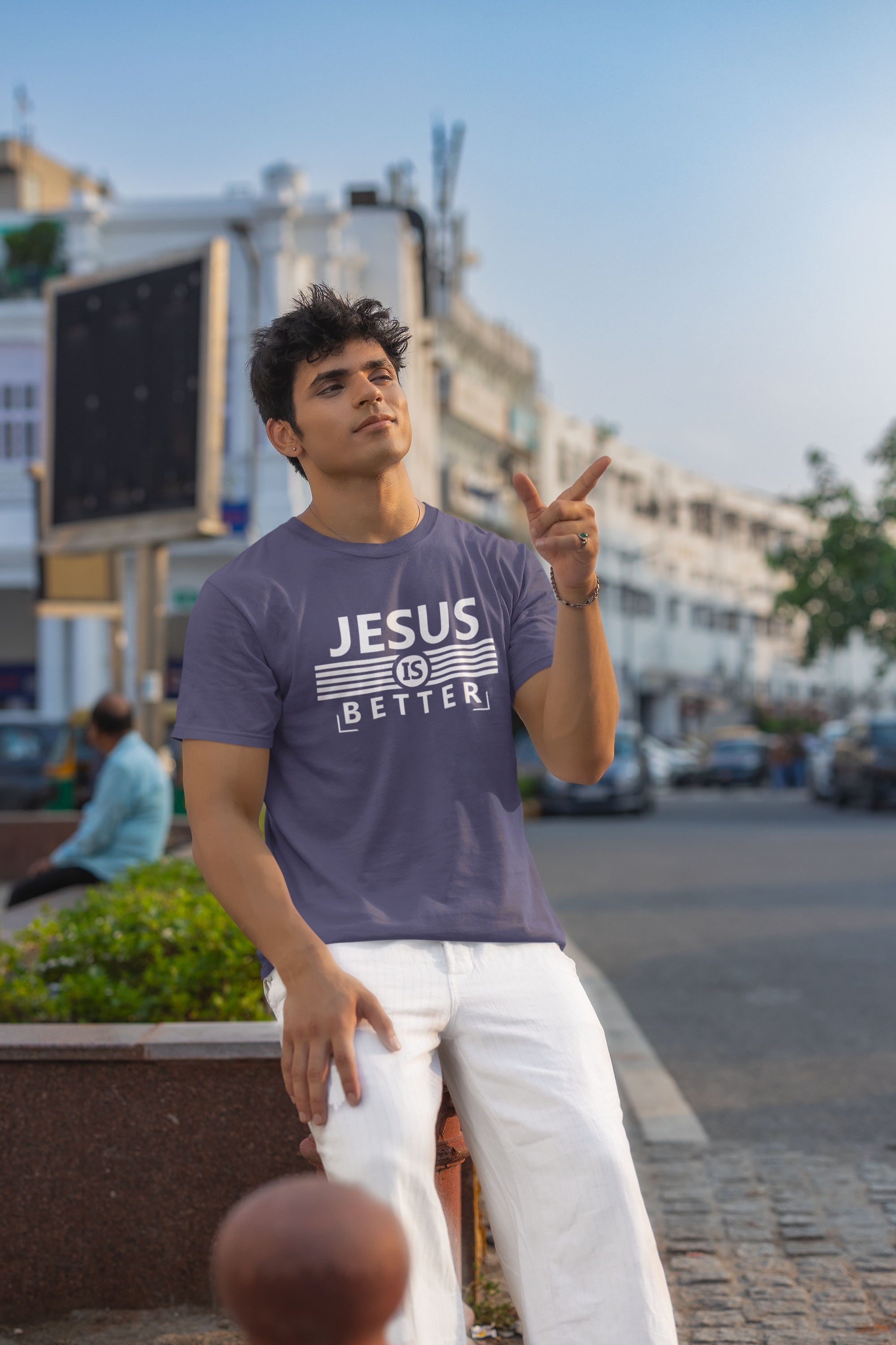 Jesus Better G SS Heather Sport Navy.png
