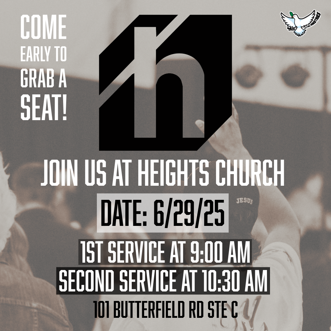 John & Nina Share at Heights Church 1st & 2nd Service.